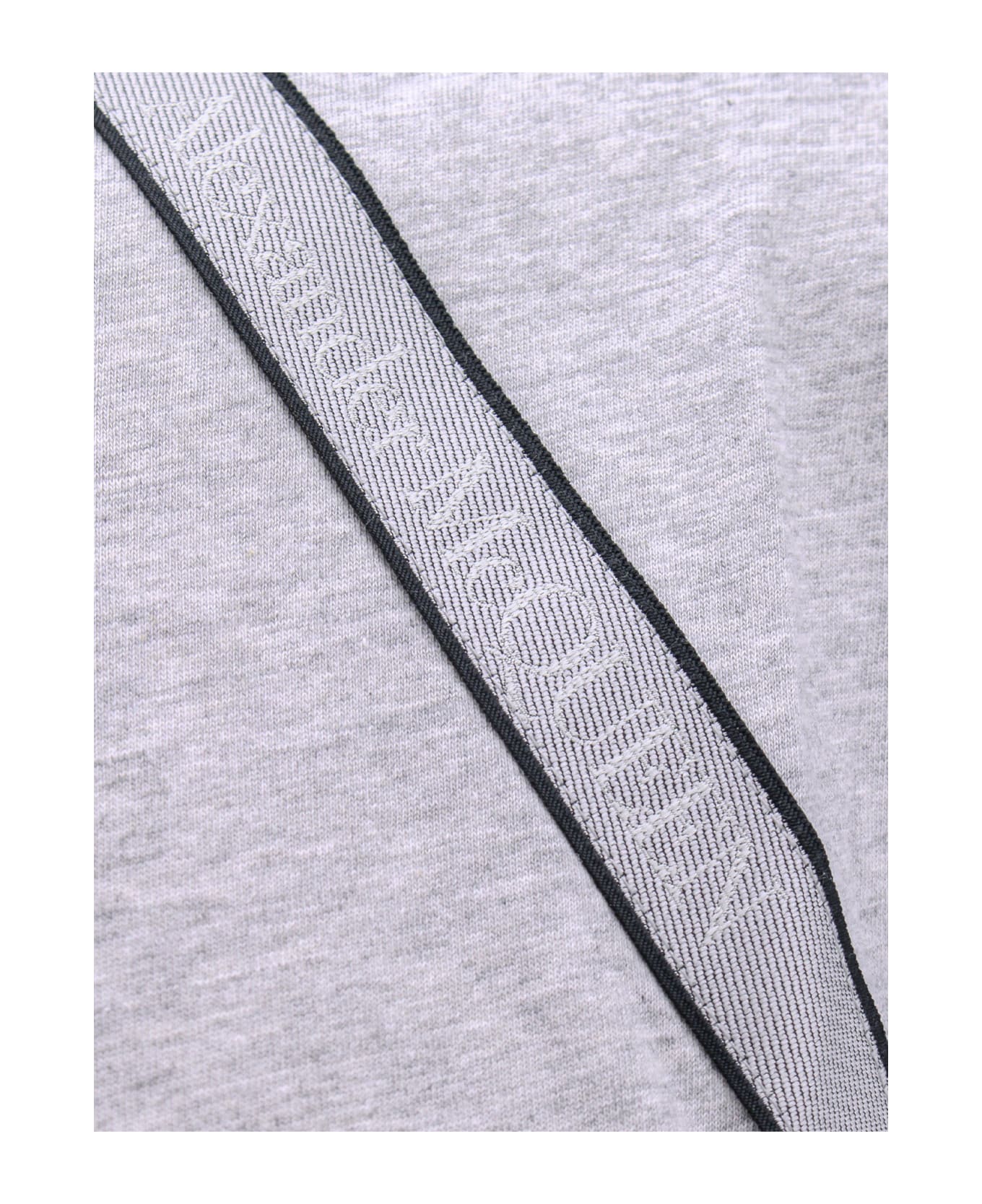 Alexander McQueen Logo Tape T-shirt - Grey