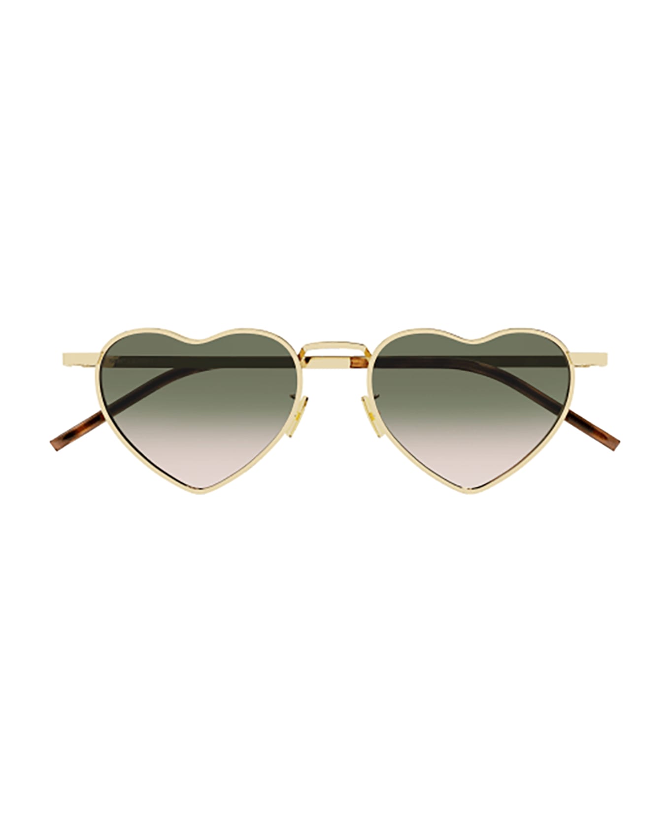 Saint Laurent Eyewear SL 301 LOULOU Sunglasses - Gold Gold Green