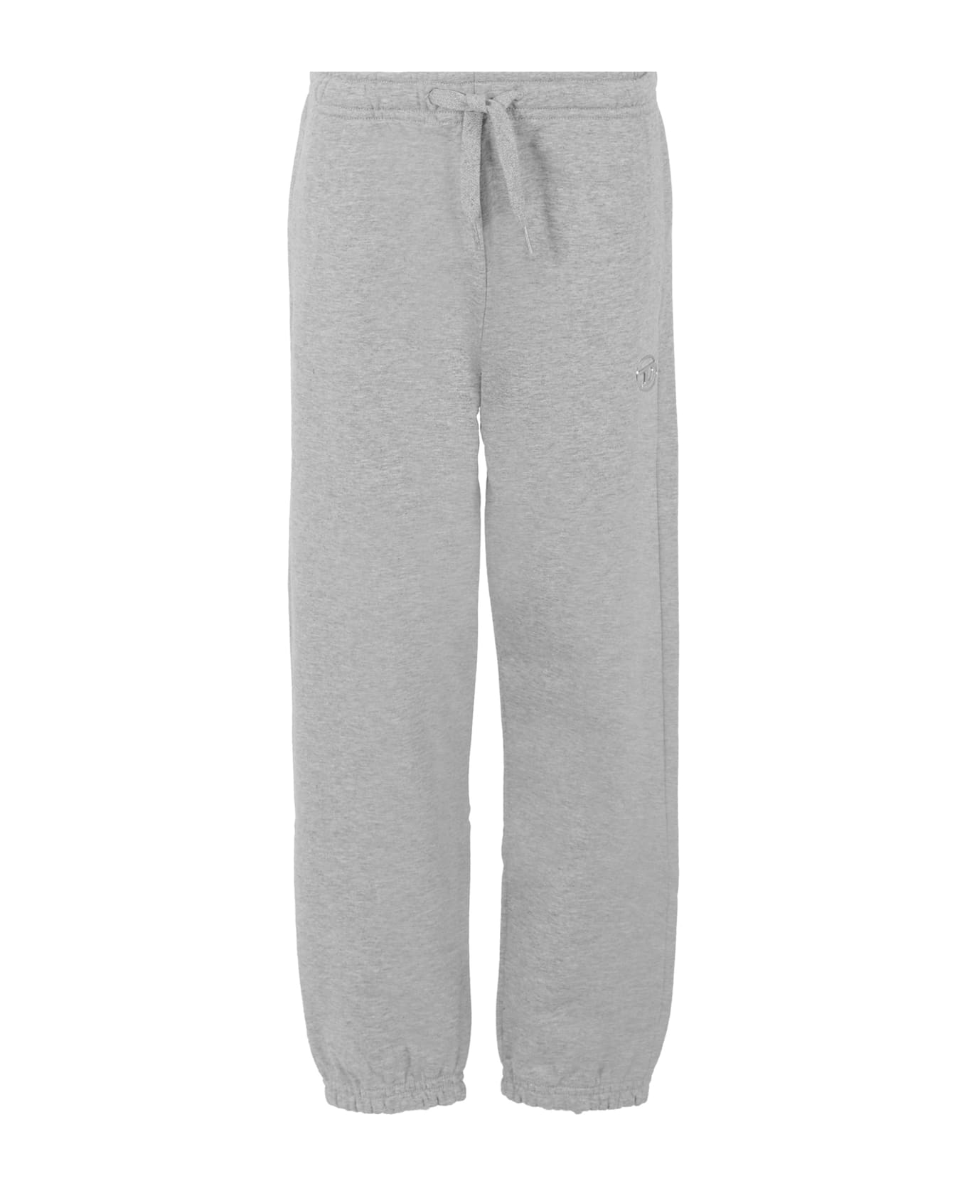 Diesel Grey Trousers For Bambino With Logo - Grey