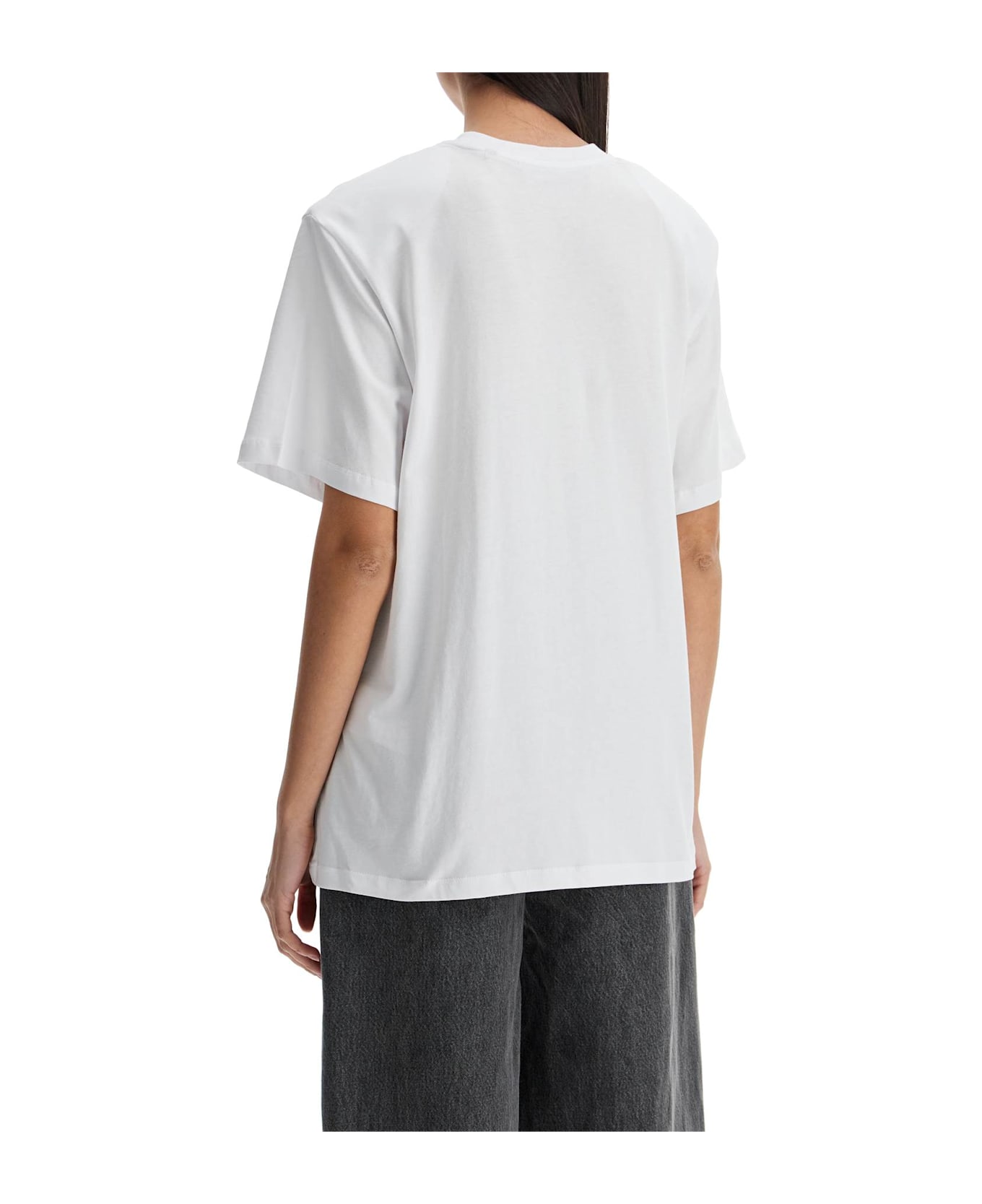 Rotate by Birger Christensen Oversized T-shirt - BRIGHT WHITE (White)