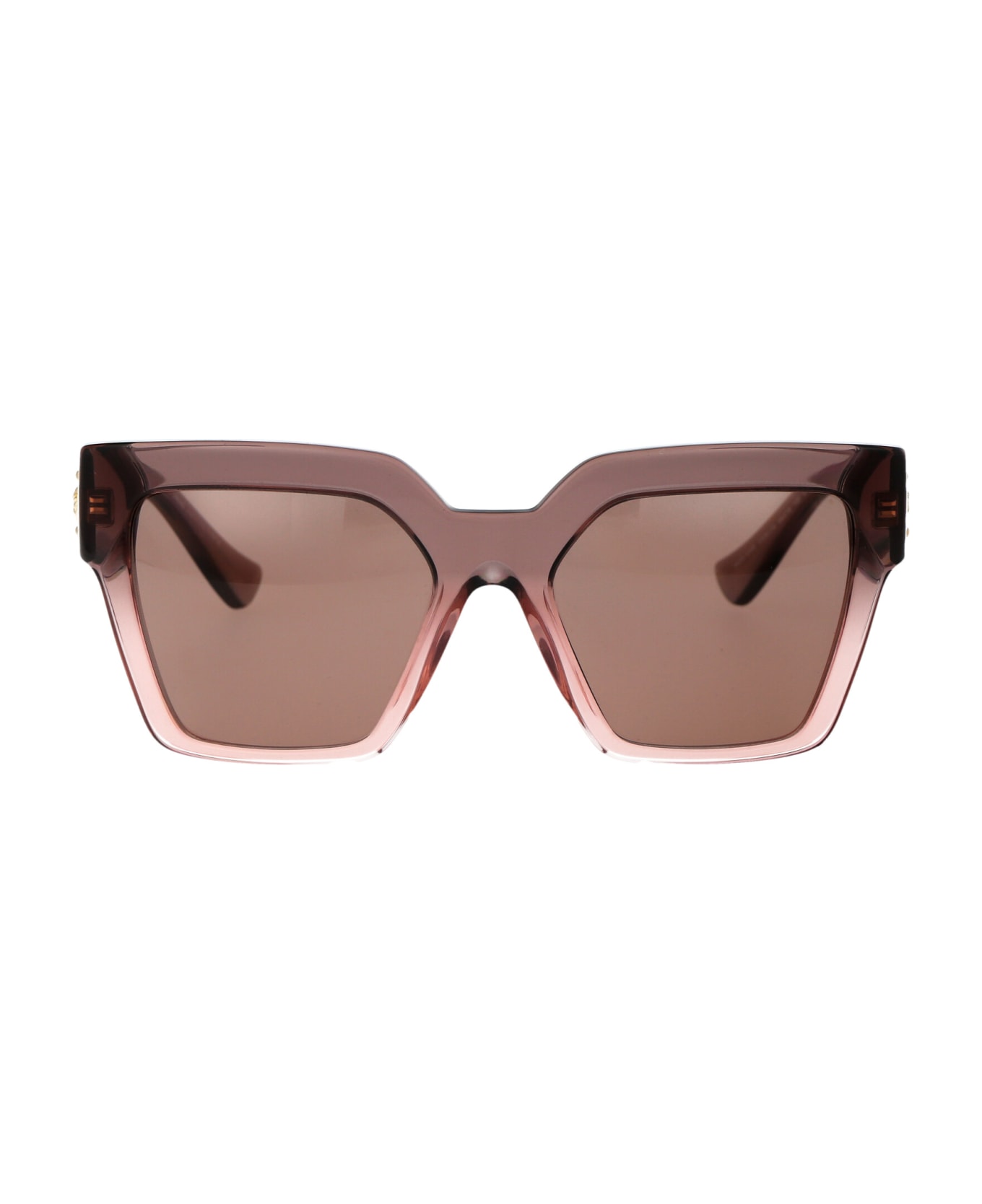 Versace Eyewear 0ve4458 Sunglasses - 543573 Brown Transparent サングラス