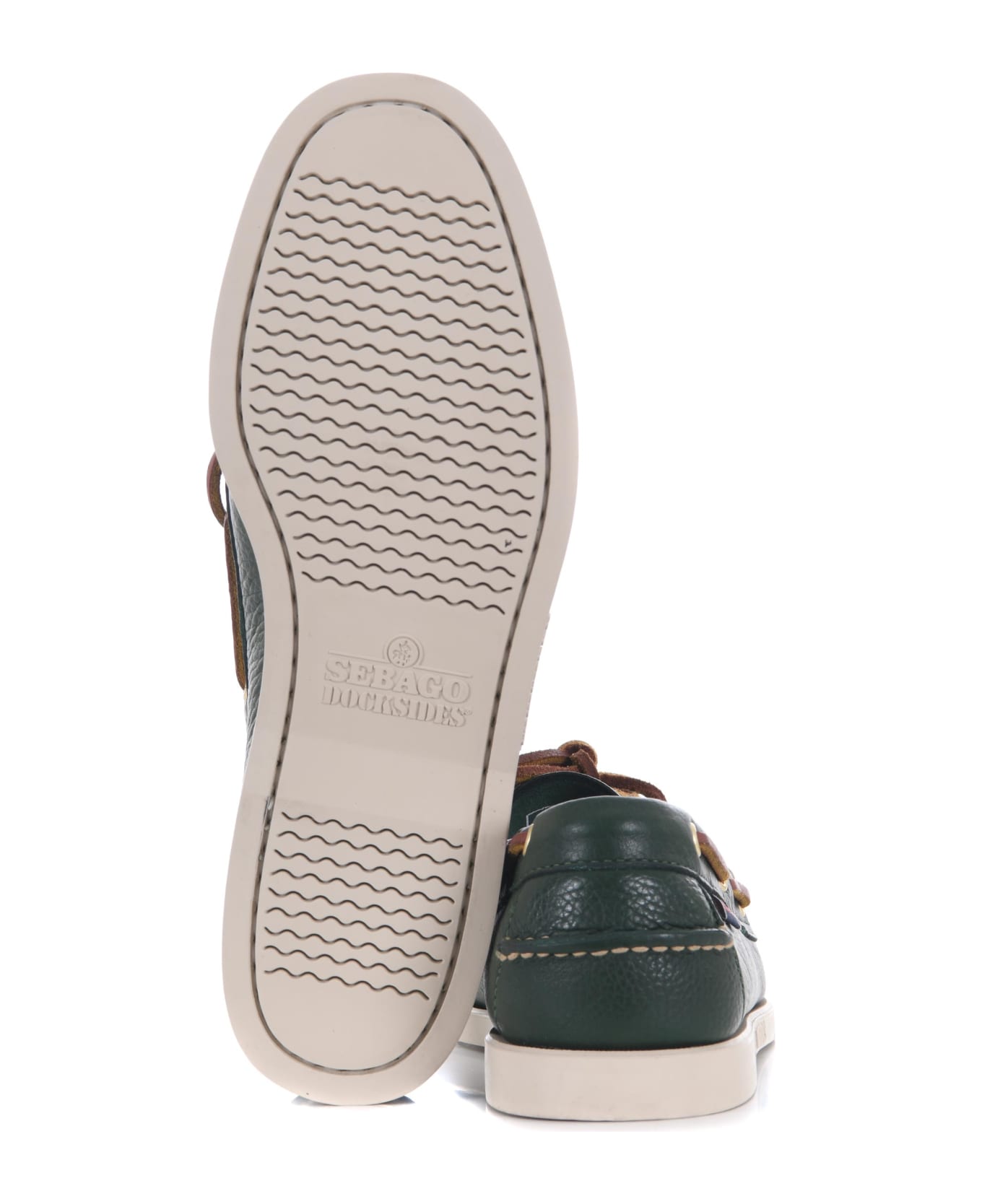 Sebago Boat Moccasins - Verde scuro