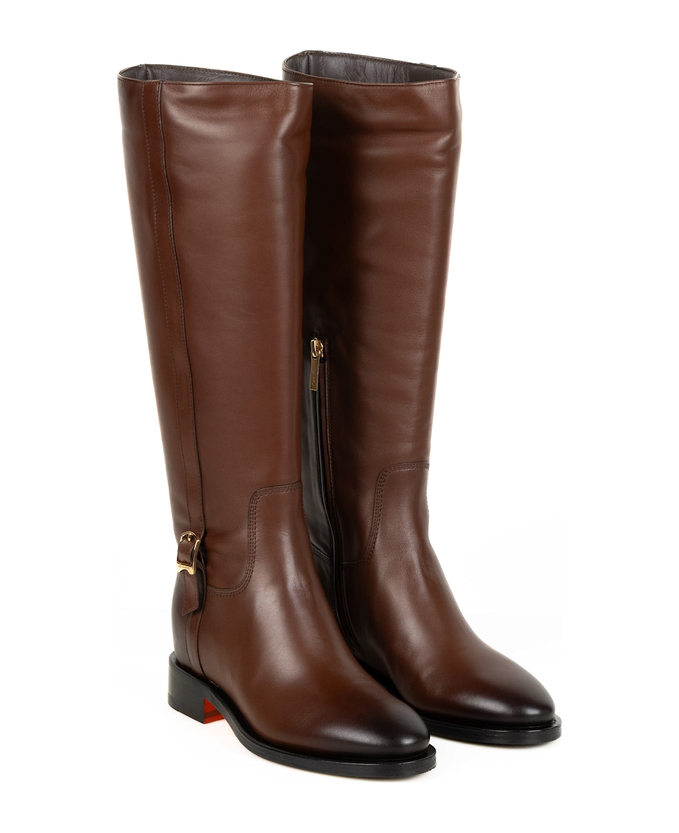 Santoni Boots Brown - Brown