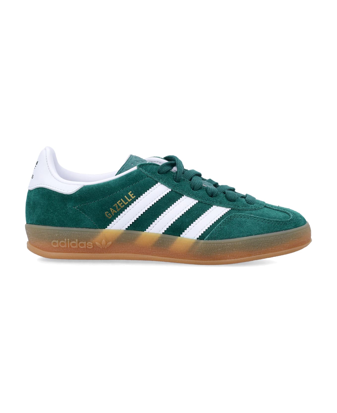Adidas Originals Adidas Kids Gazelle Indoor Green Suede Sneakers - GREEN/WHITE