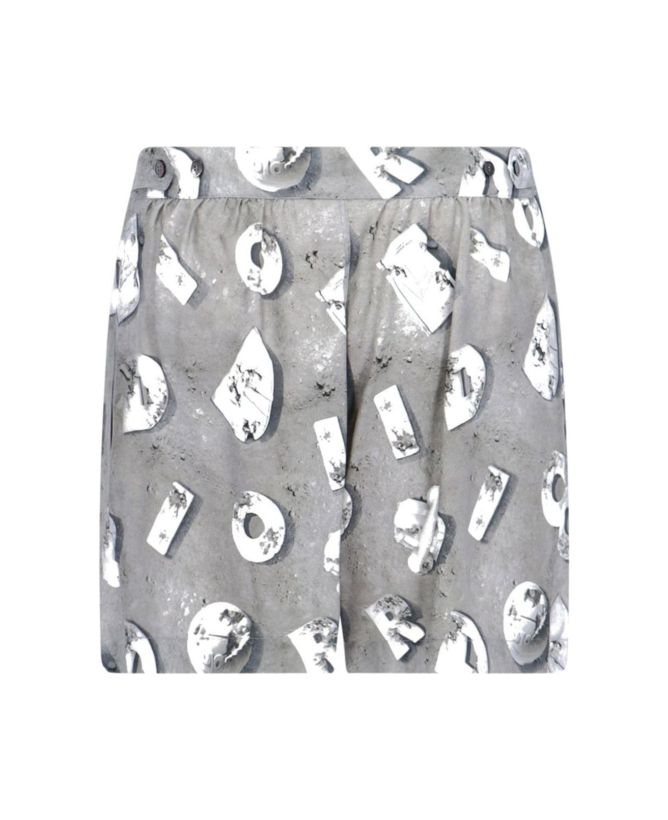 Dior Printed Shorts - Gray