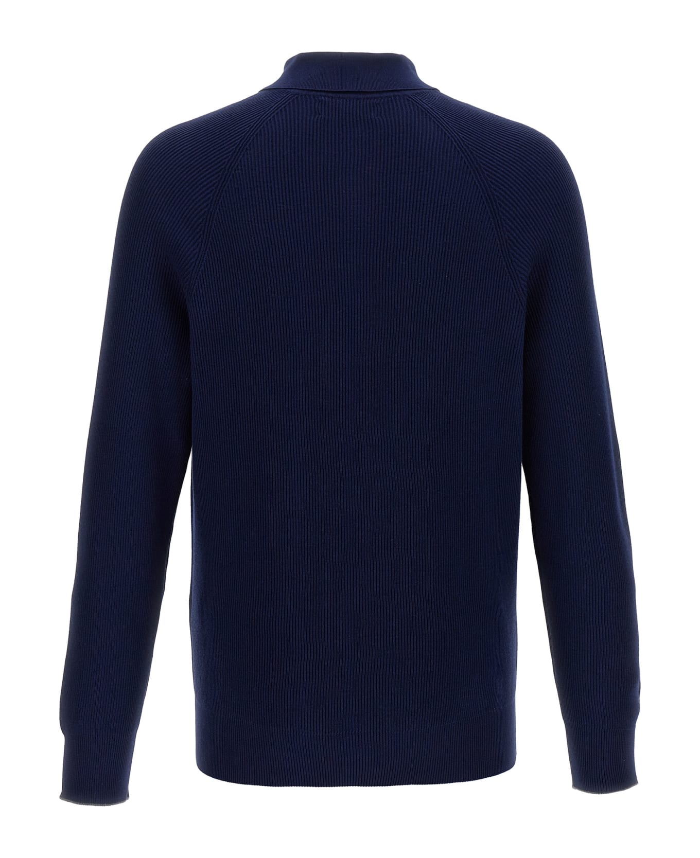 Brunello Cucinelli Polo Sweater - Blue