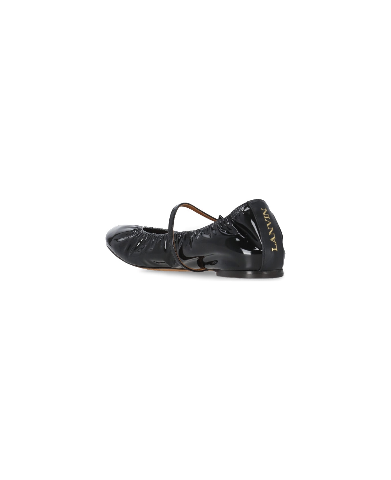 Lanvin Leather Ballet Shoes - Black