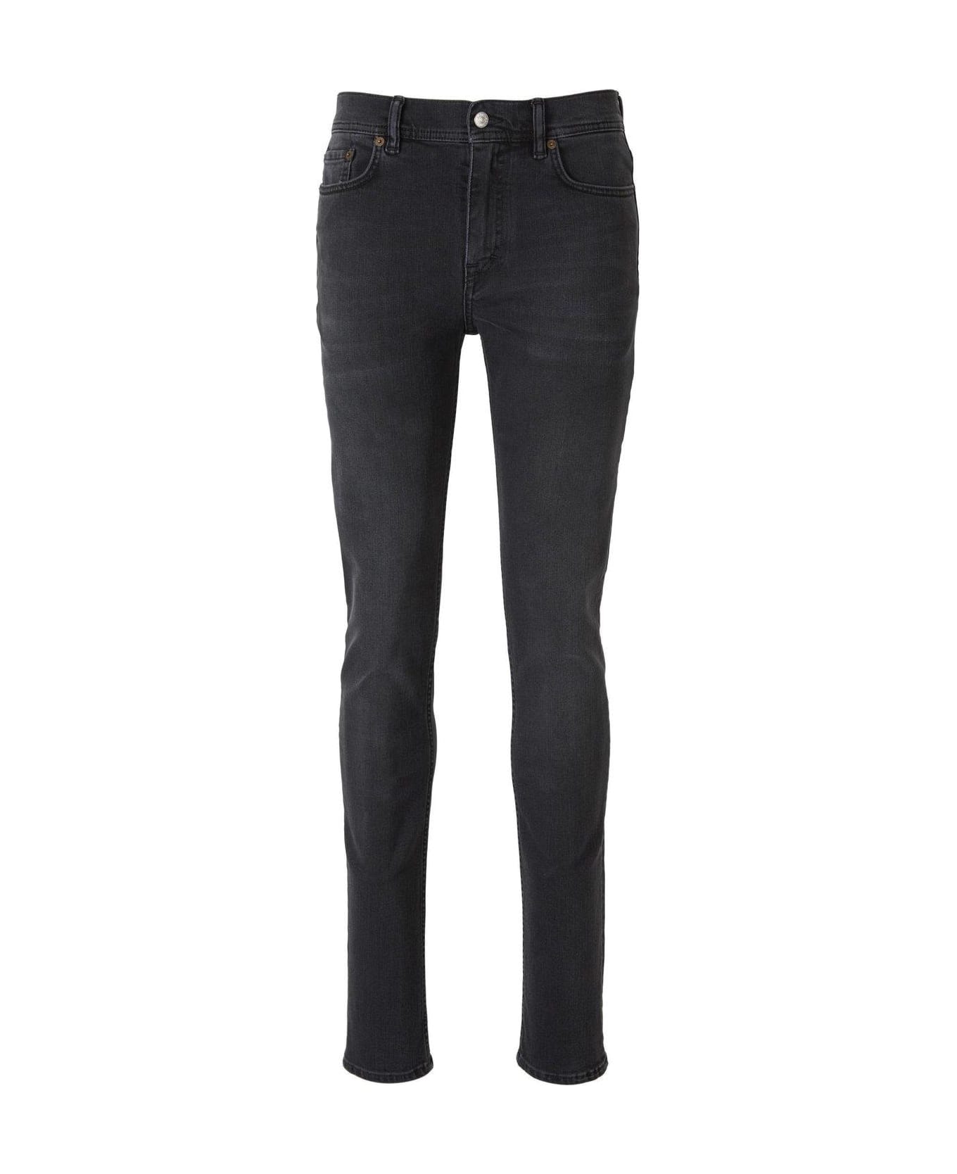 Acne Studios North Mid-rise Skinny-fit Jeans - Used Black デニム