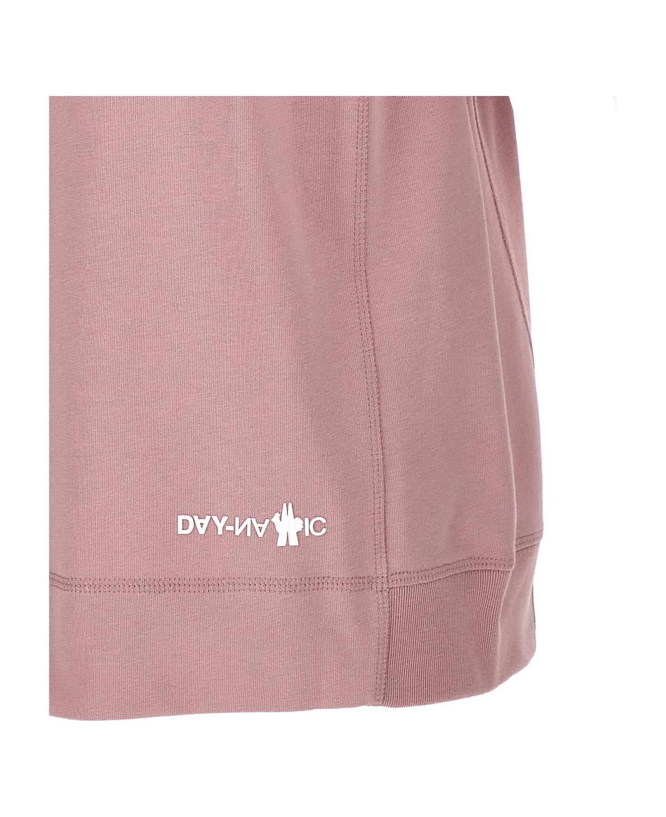 Moncler Grenoble Logo Print T-shirt - Pink