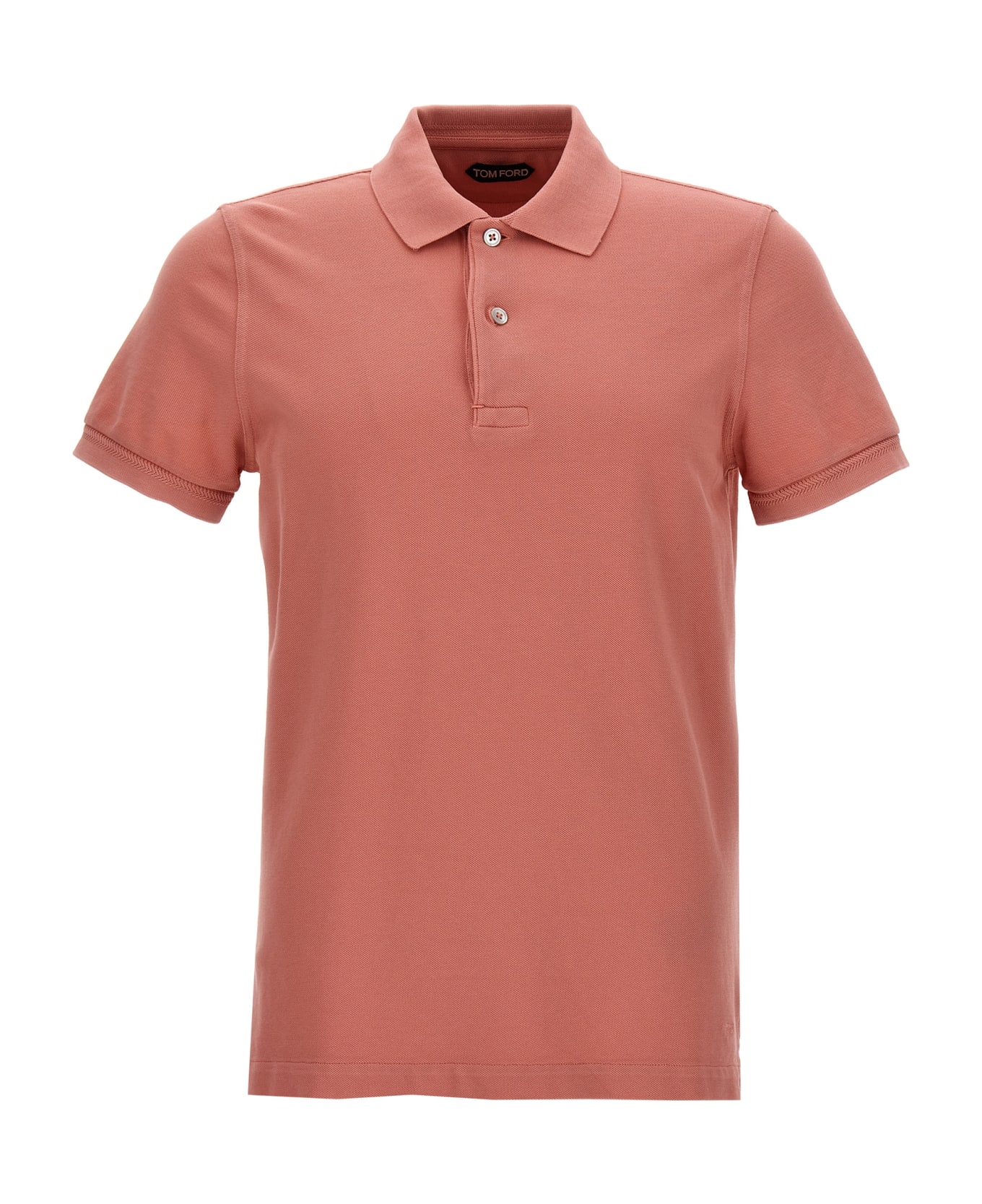 Tom Ford 'tennis Piquet' Polo Shirt - Pink