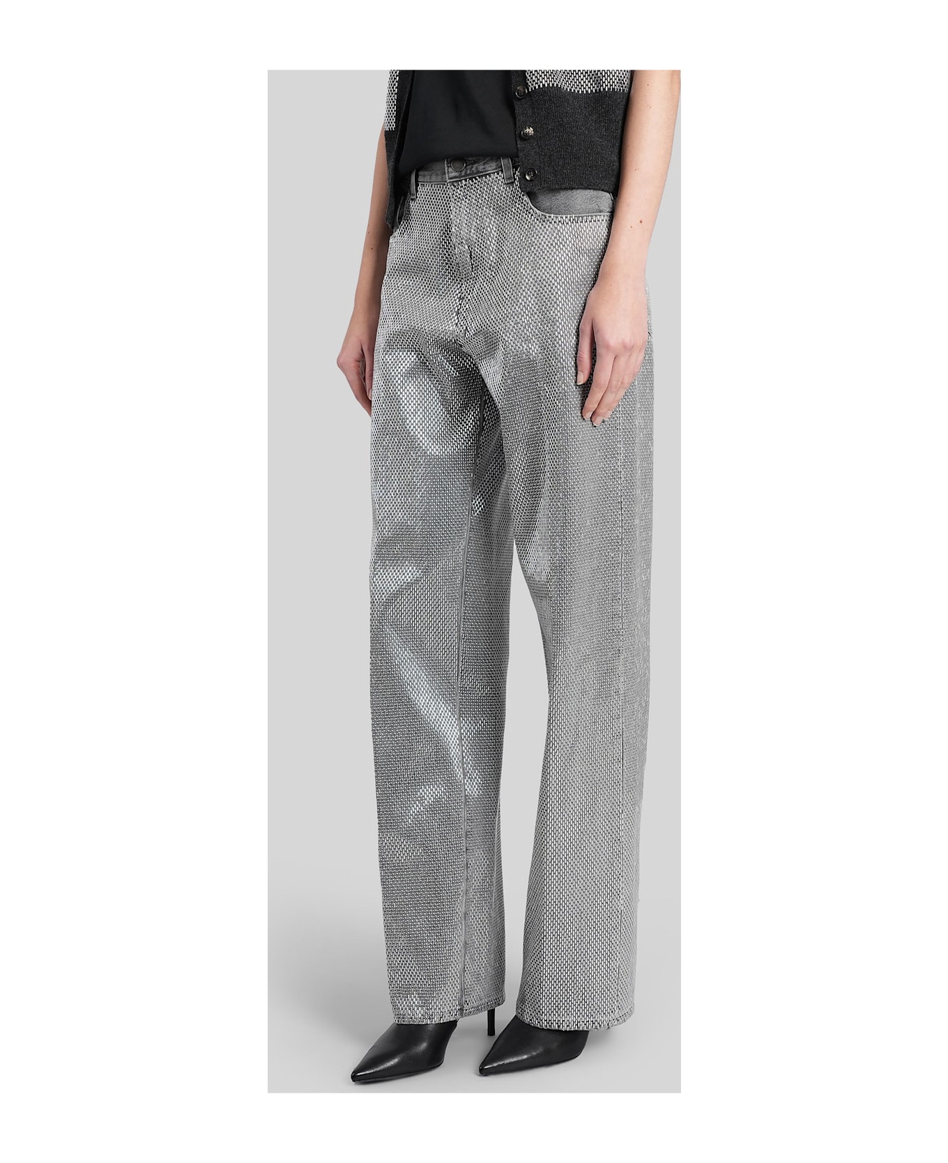 Haikure Bonnie Jeans In Grey Denim - grey