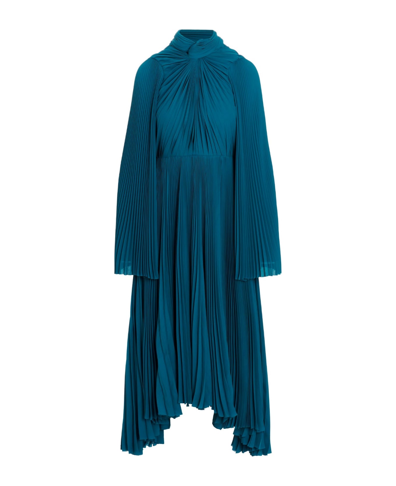 Balenciaga Draped Dress - Blue ワンピース＆ドレス