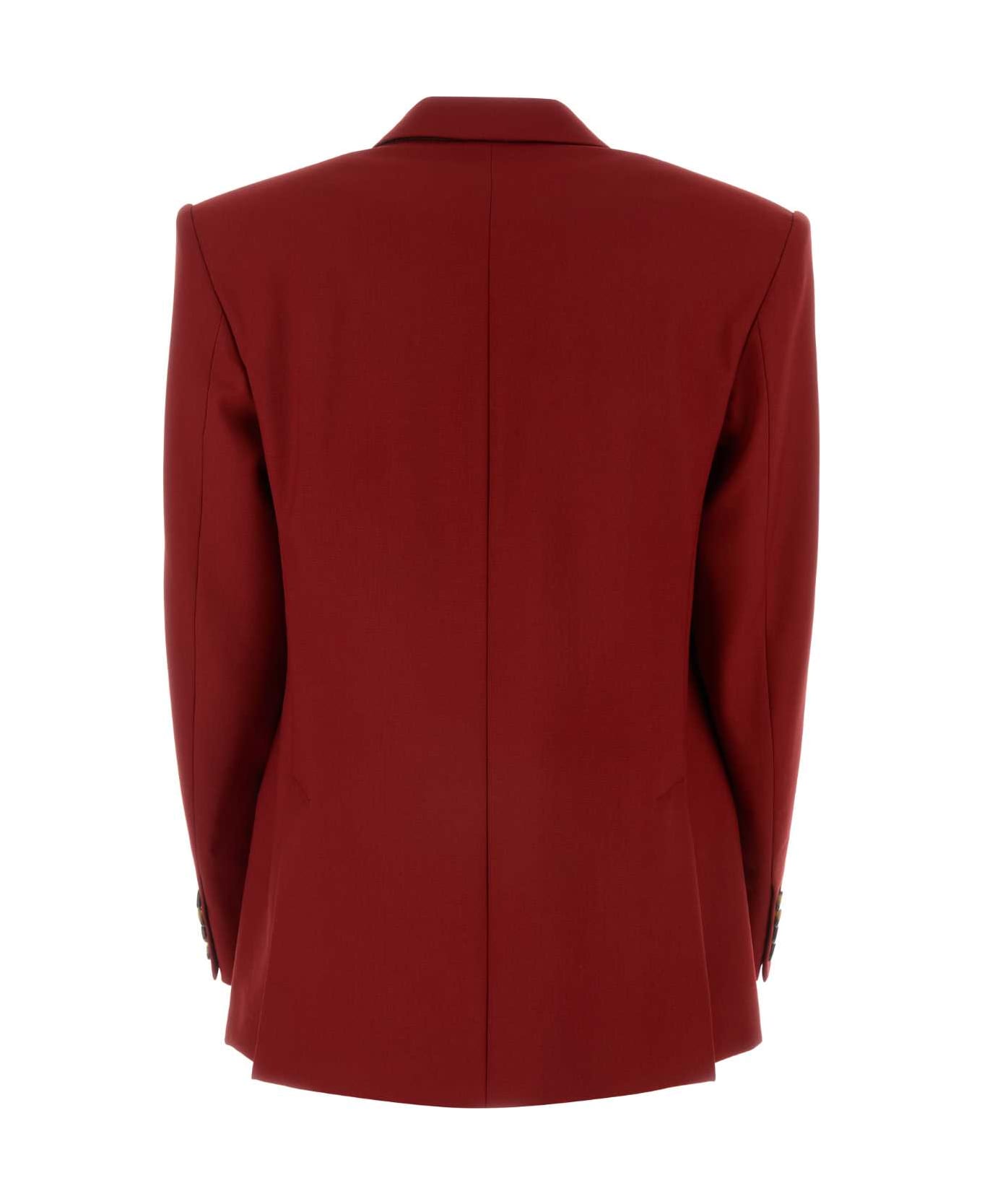 Stella McCartney Tiziano Red Wool Blazer - RUBY