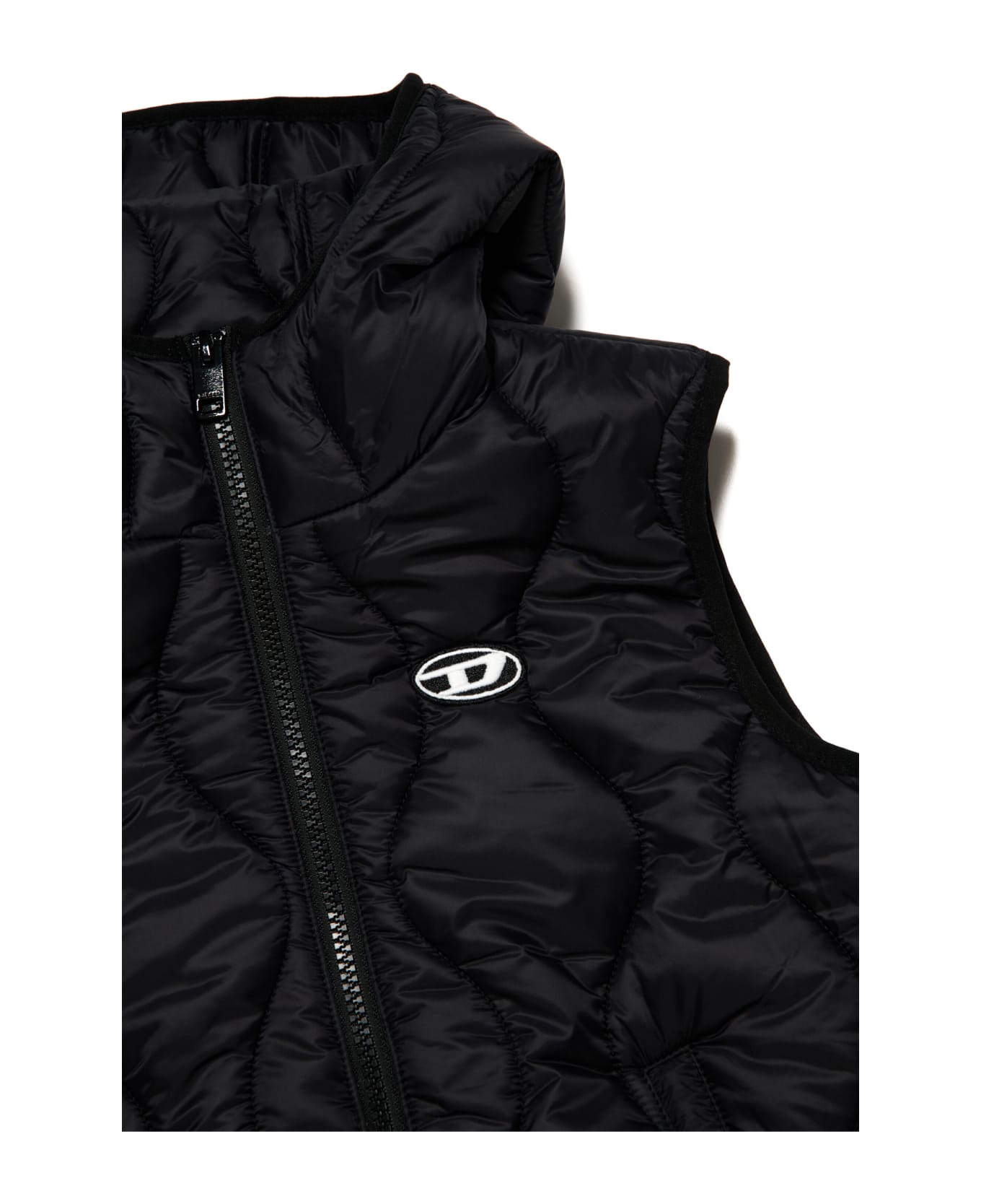 Diesel Jslash Jacket Diesel Sleeveless Padded Jacket - Black コート＆ジャケット