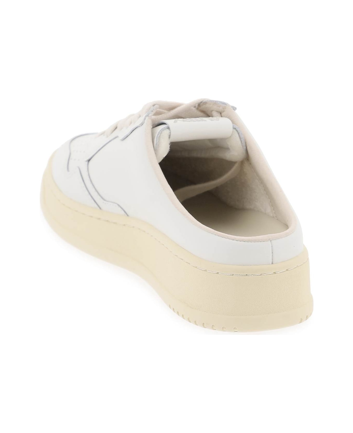 Autry Medalist Mule Low Sneakers - WHITE (White)