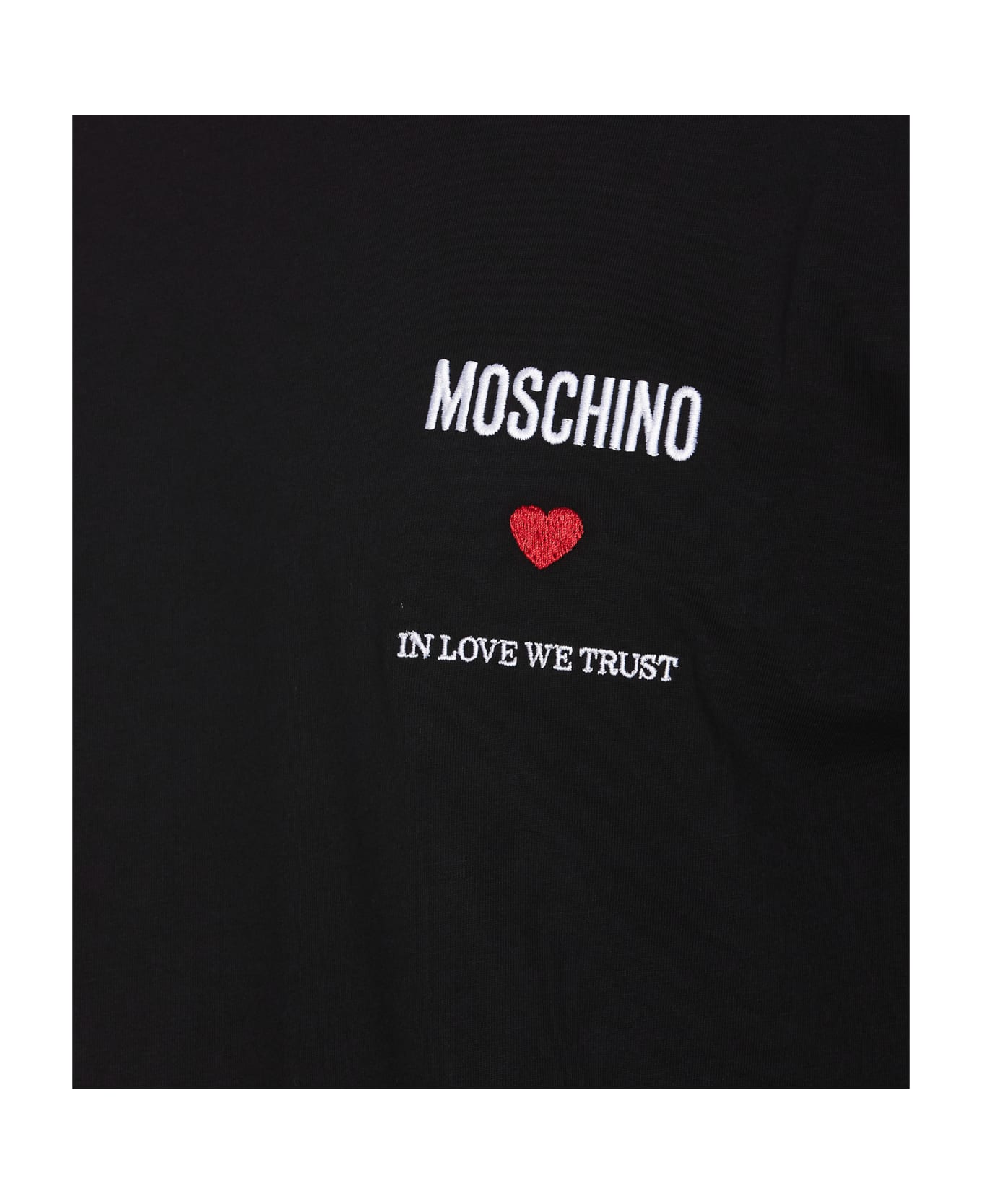 Moschino In Love We Trust T-shirt - Black シャツ
