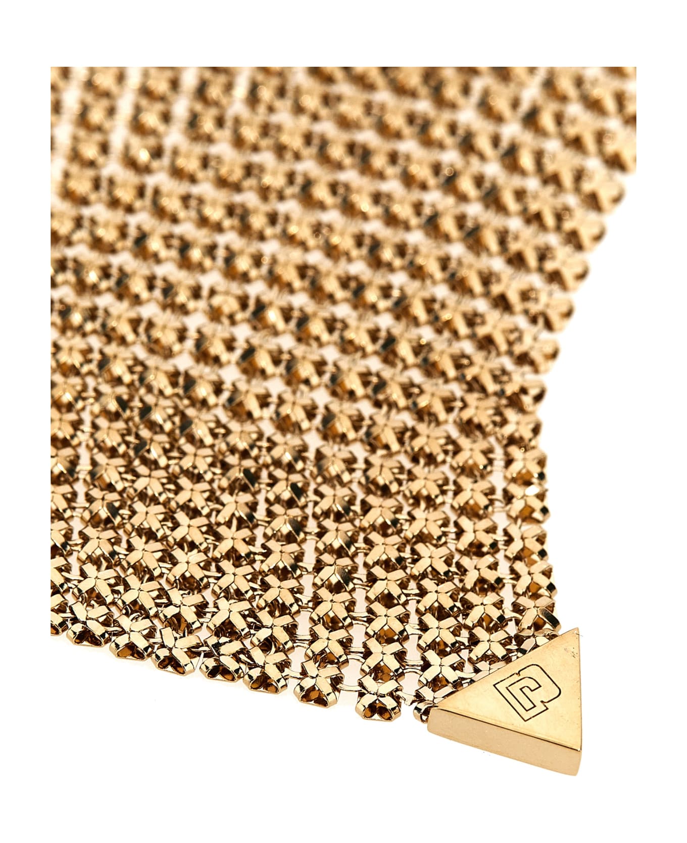 Paco Rabanne 
gold Chainmail
 Earrings - ORO