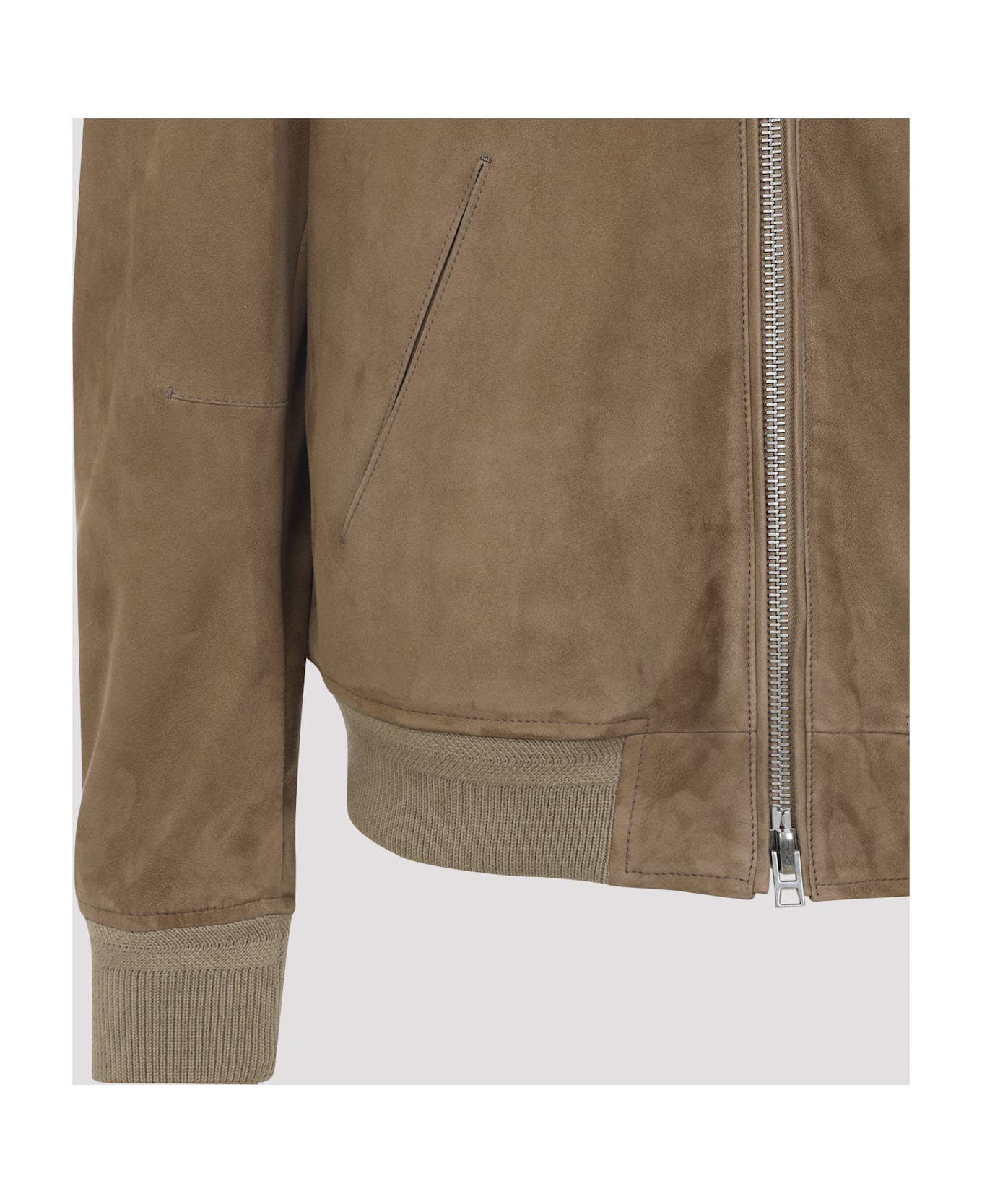 Tom Ford Leather Jacket - Jbv Military Sand