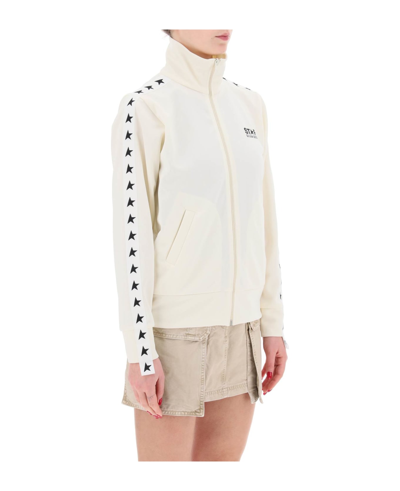 Golden Goose Denise's Athletic Track - PAPYRUS BLACK (White)