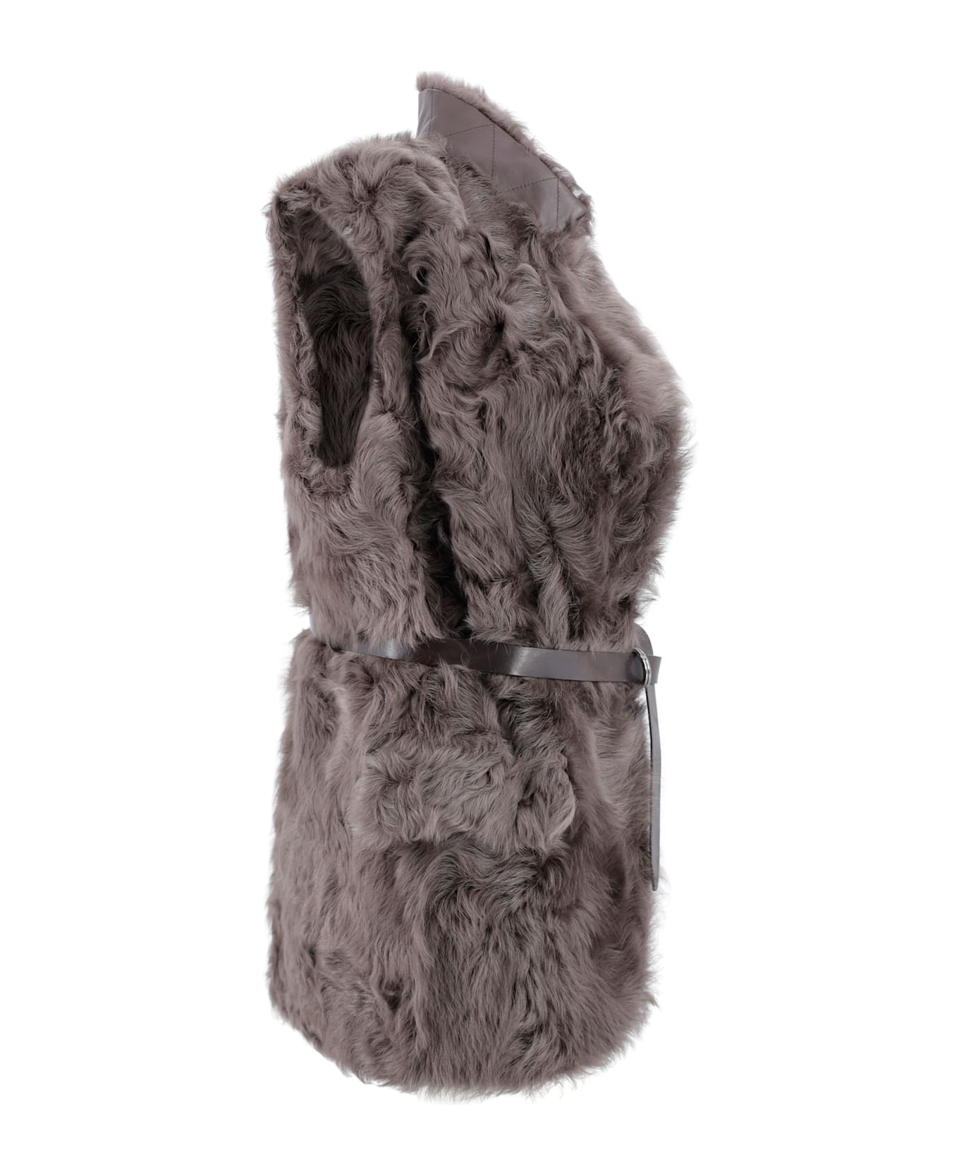 Brunello Cucinelli 
wavy
 Vest - Fango