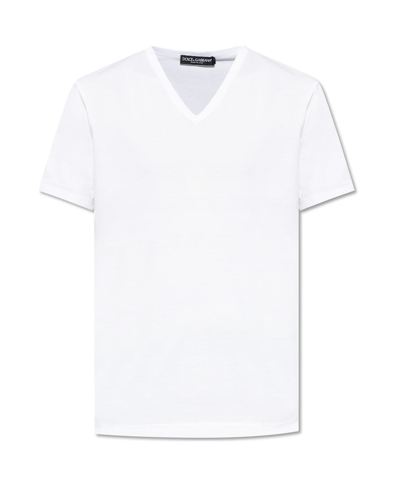 Dolce & Gabbana V-neck T-shirt - Thumbnail 2