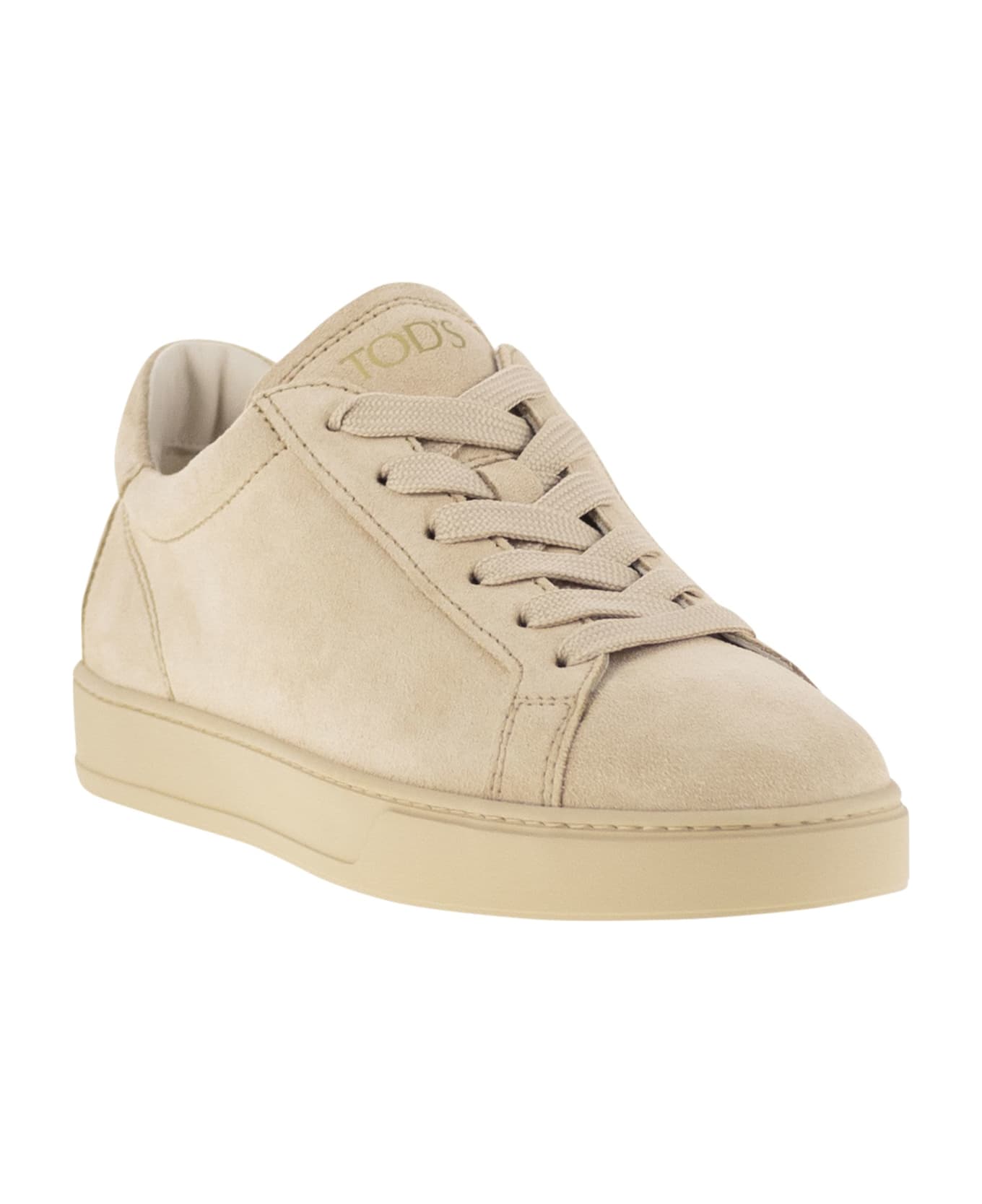Tod
s Suede Leather Trainers - Beige
