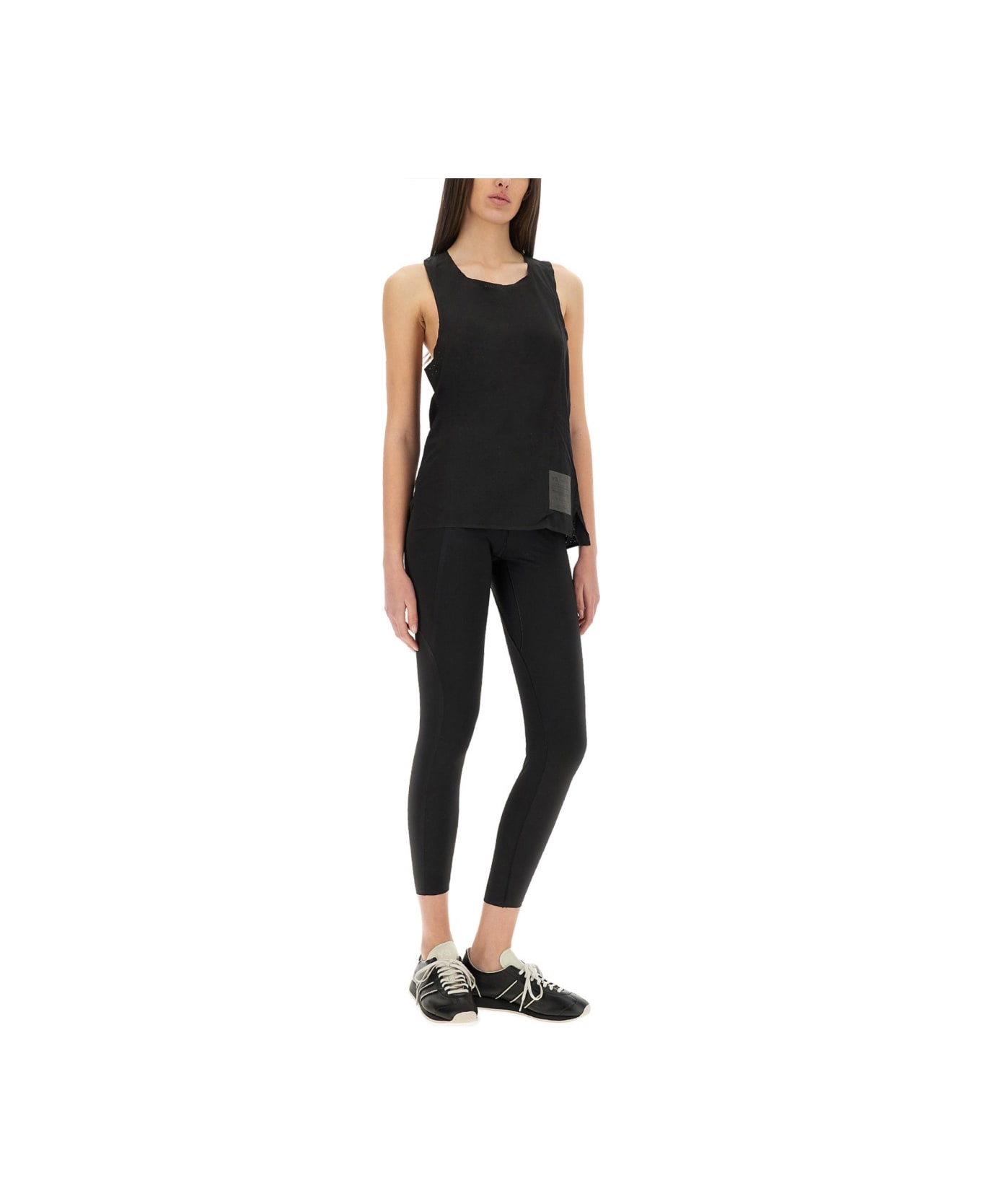 Y-3 Running Leggings - BLACK