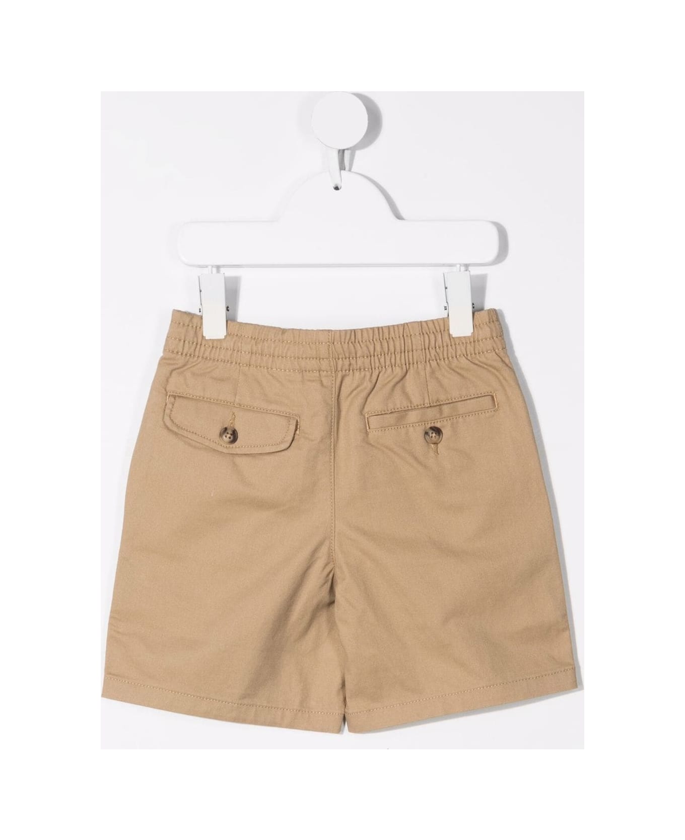 Polo Ralph Lauren Beige Shorts With Pockets In Stretch Cotton Boy - Beige