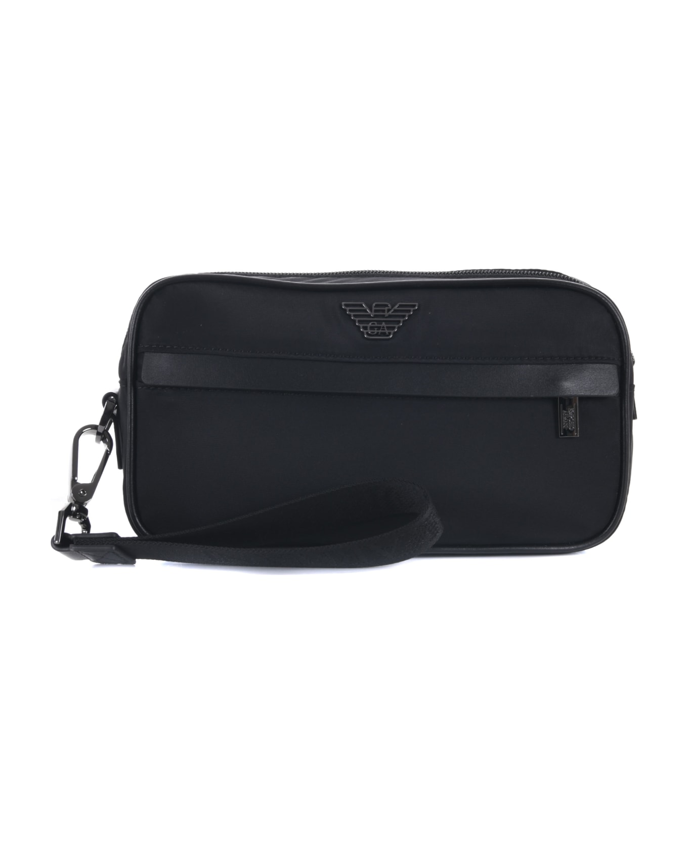 Emporio Armani Sustainability Collection Handbag - Nero ショルダーバッグ