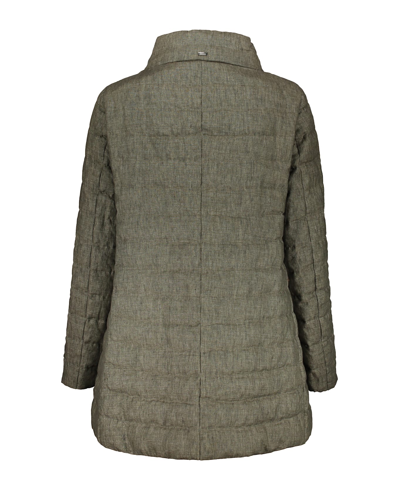 Herno Zipper Down Jacket - khaki