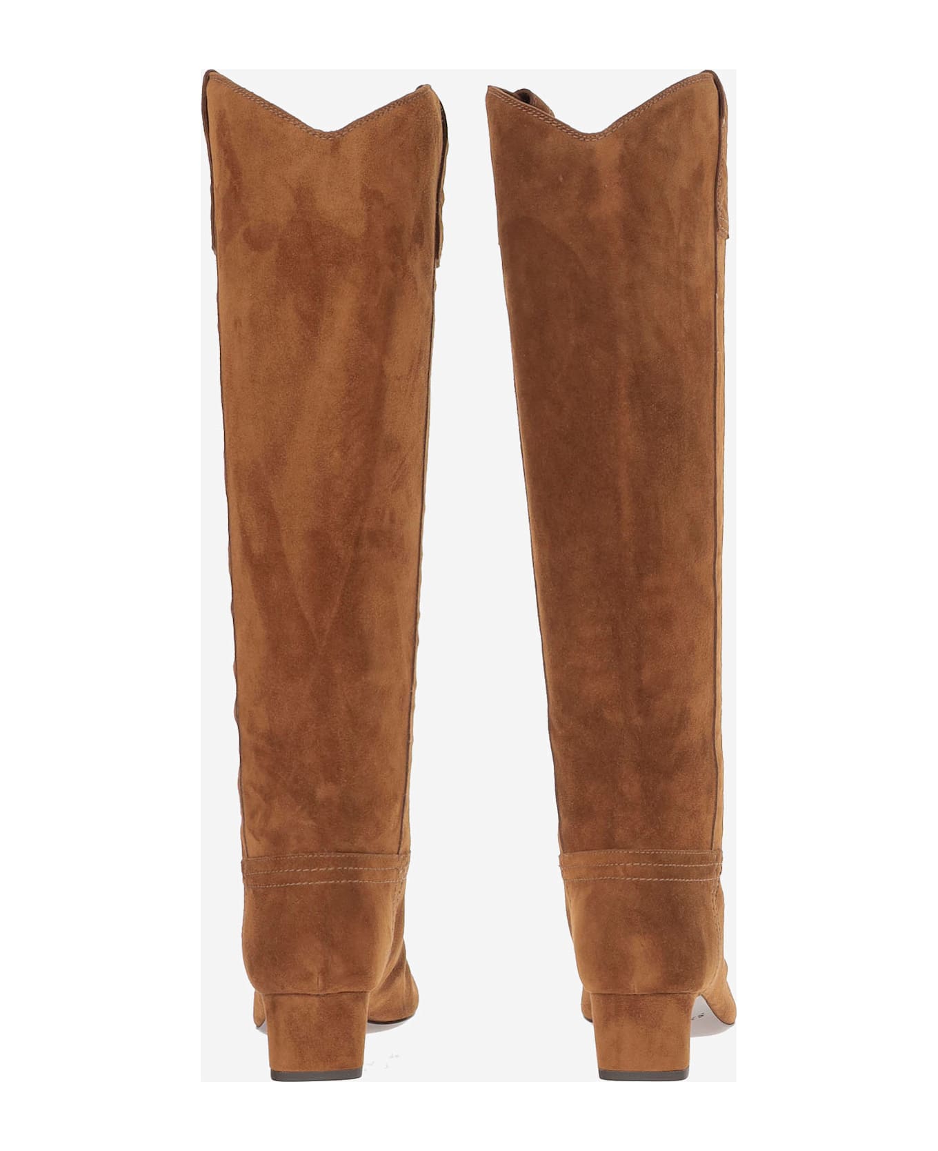Sartore Suede Leather Boots - Brown