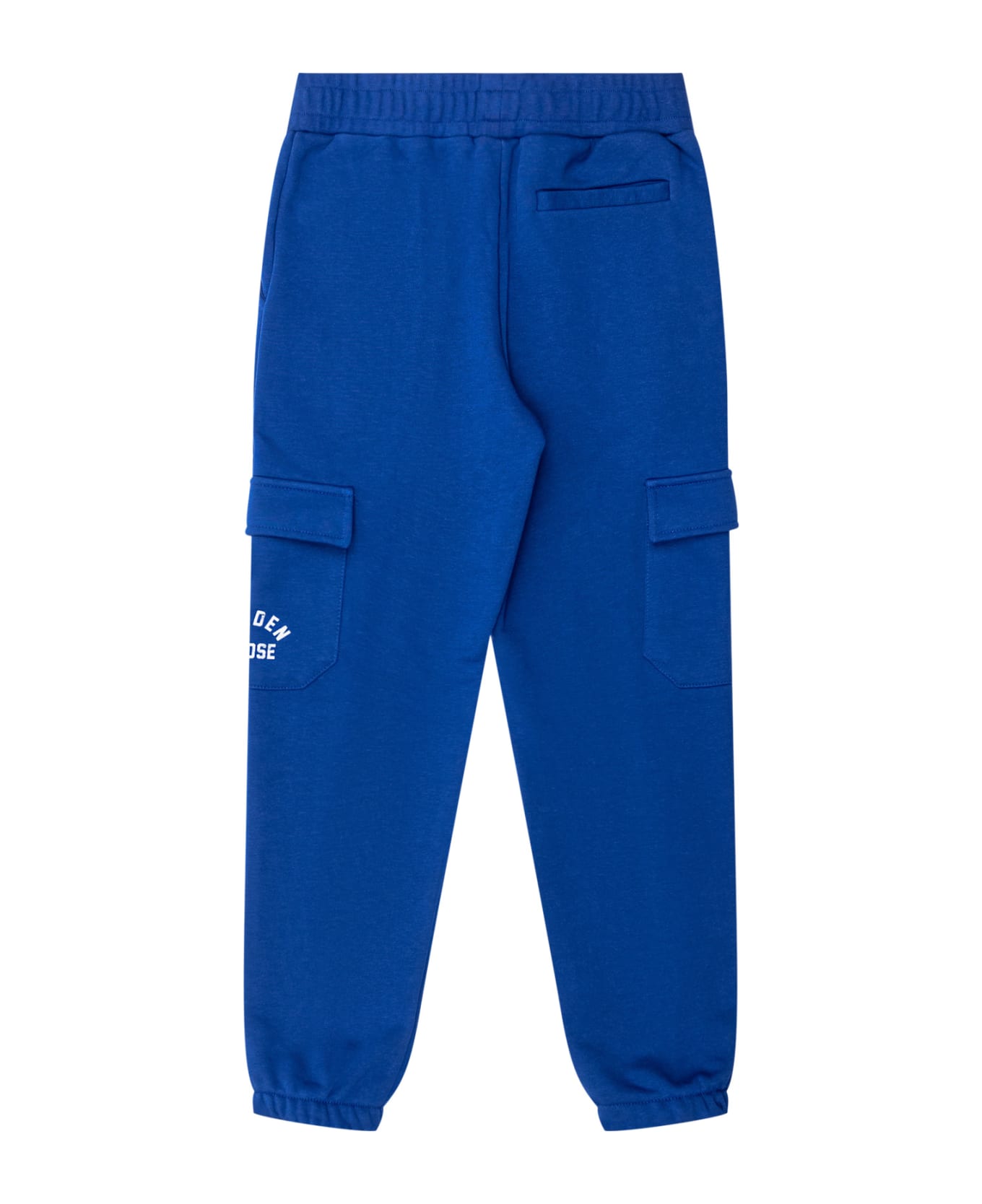 Golden Goose Cargo Pants With Logo - MAZARINE BLUE