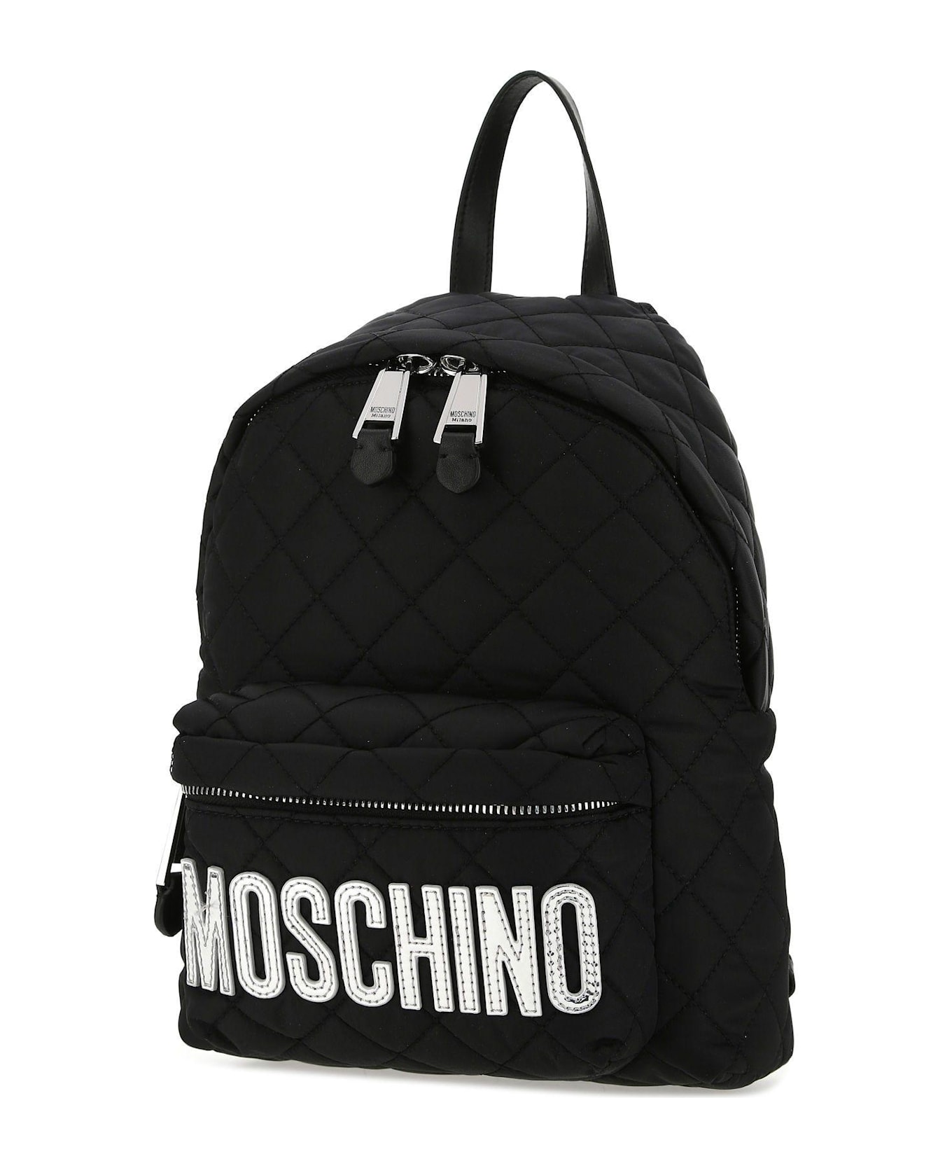 Moschino Black Nylon Backpack - C バックパック