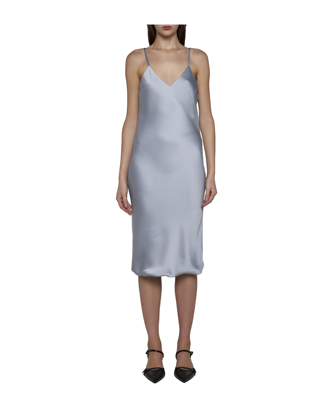 Norma Kamali Dress - Silver ワンピース＆ドレス