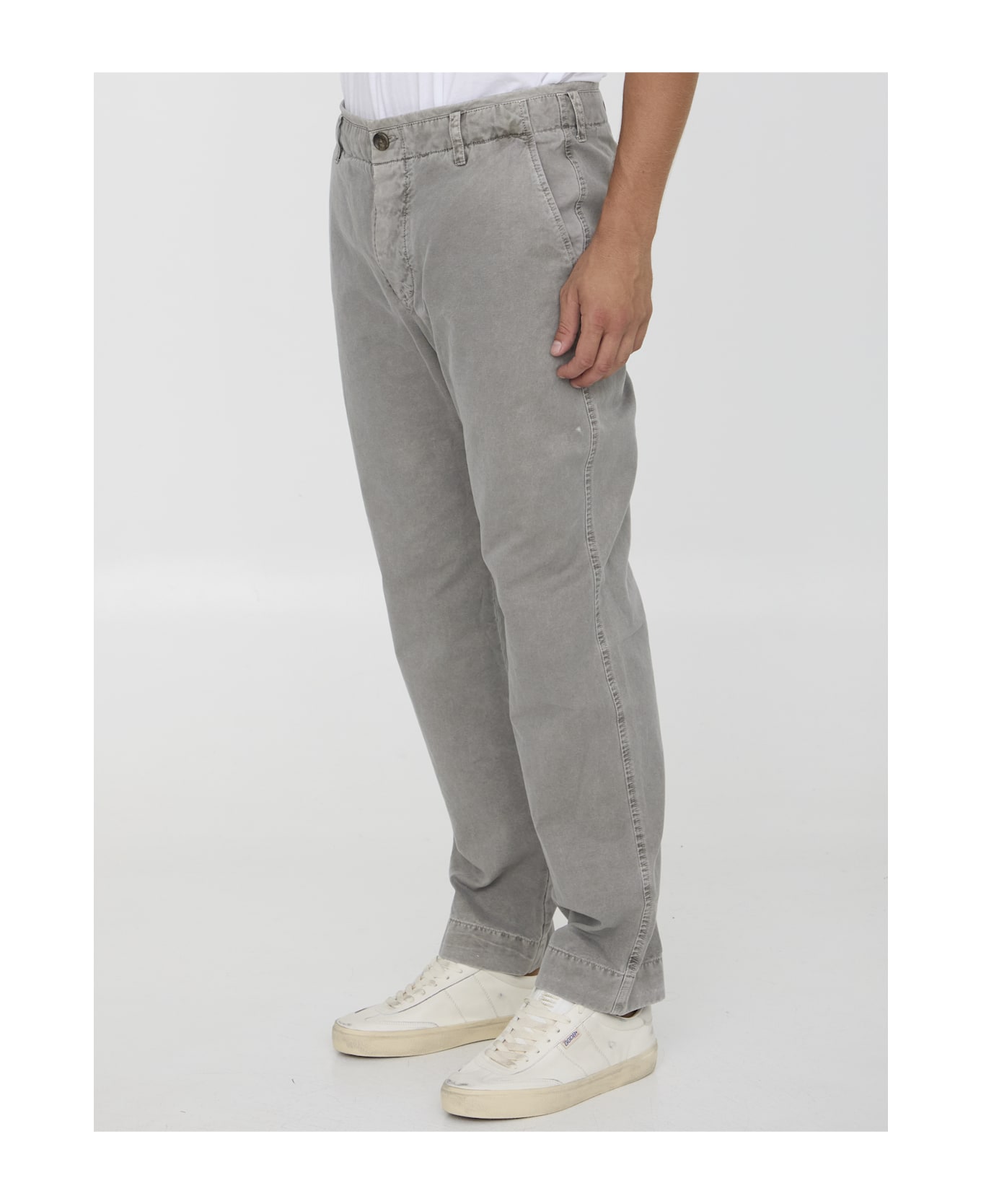 James Perse Rigid Canvas Pants - GREY