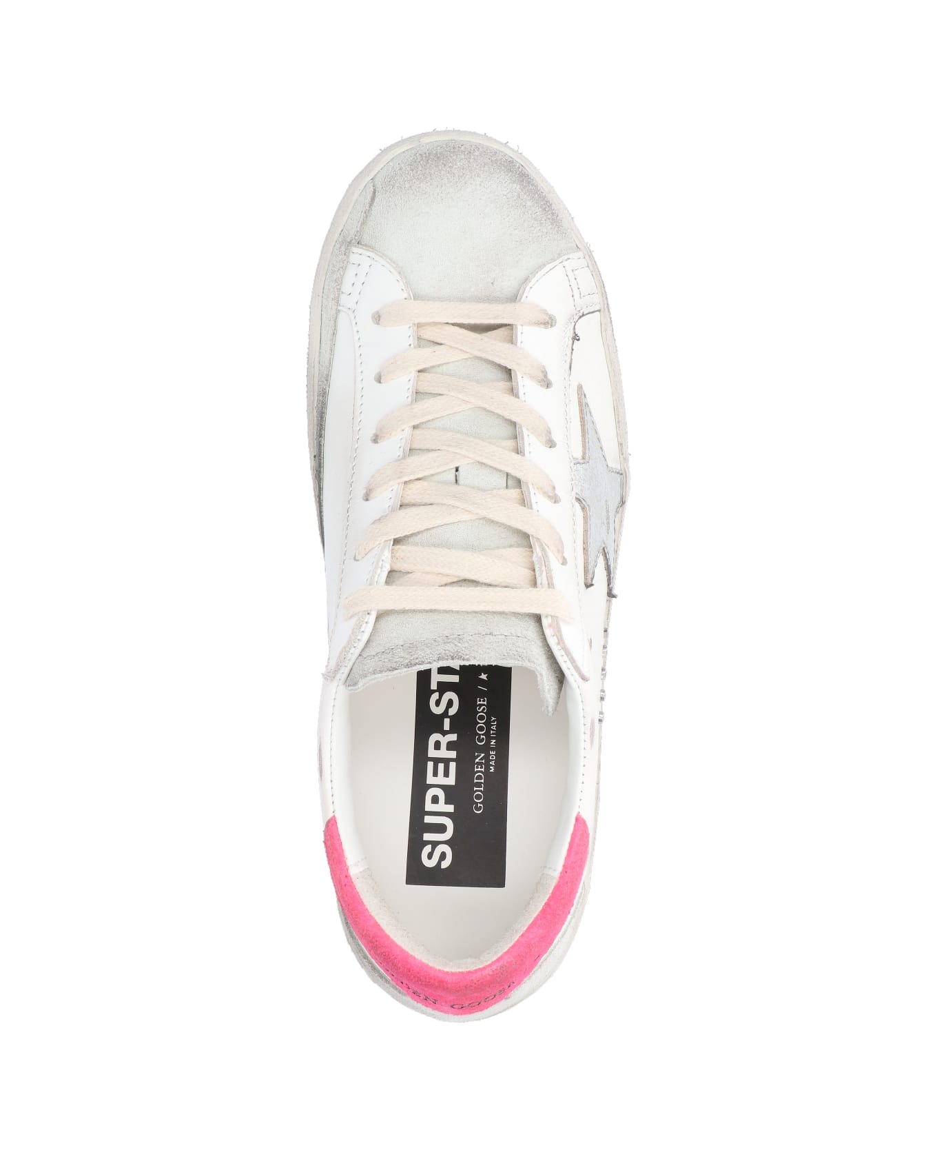 Golden Goose Superstar Classic Sneakers - WHITE/ICE