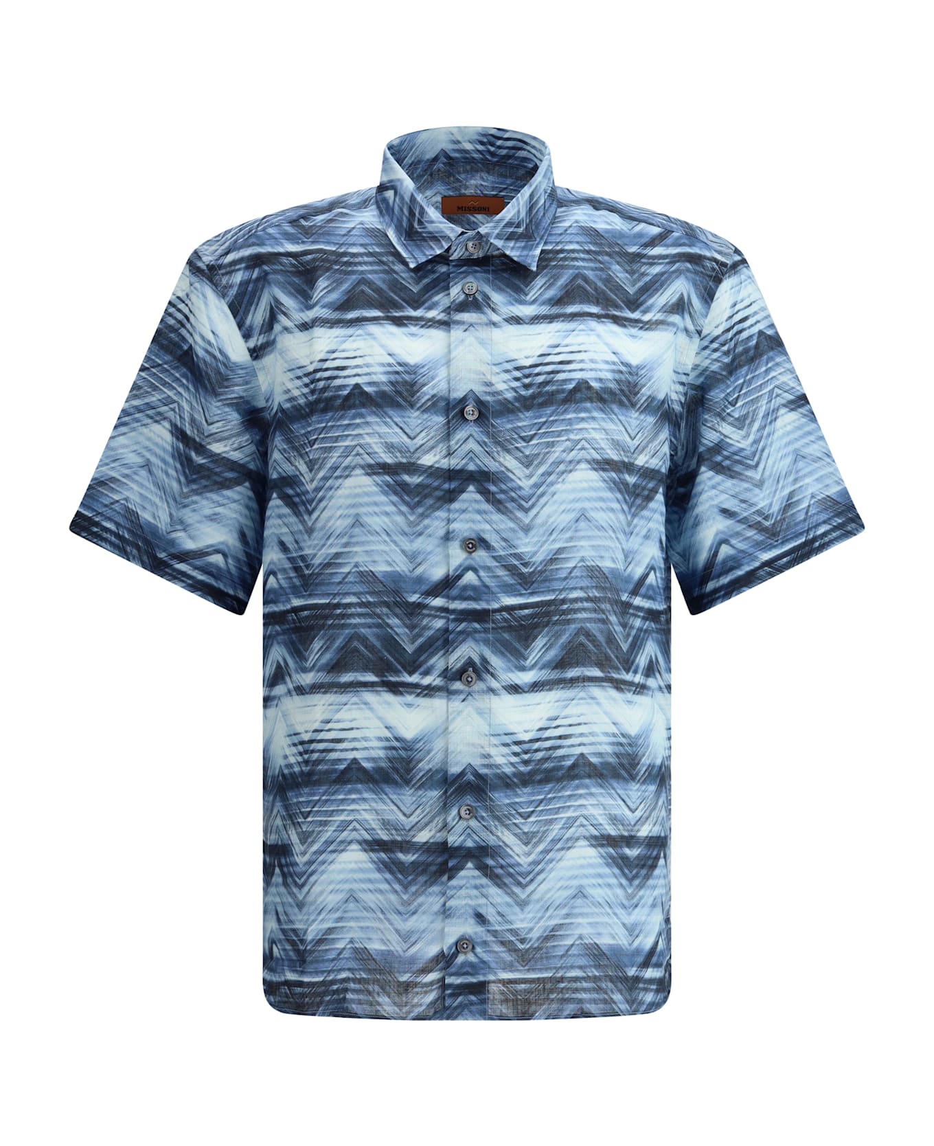 Missoni Short Sleeve Shirt Zigzag Pattern