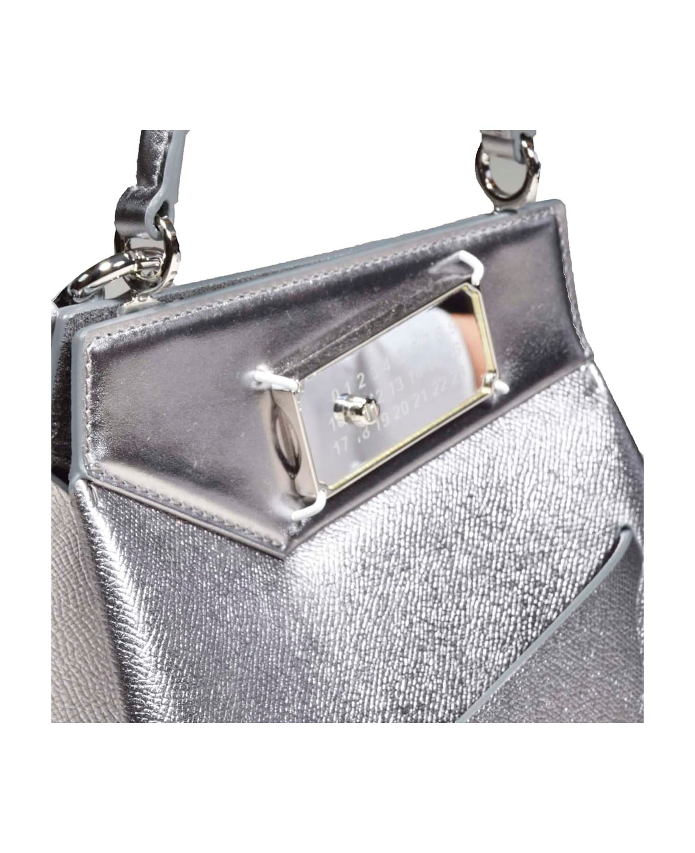 Maison Margiela Snatched Small Handbag - Silver