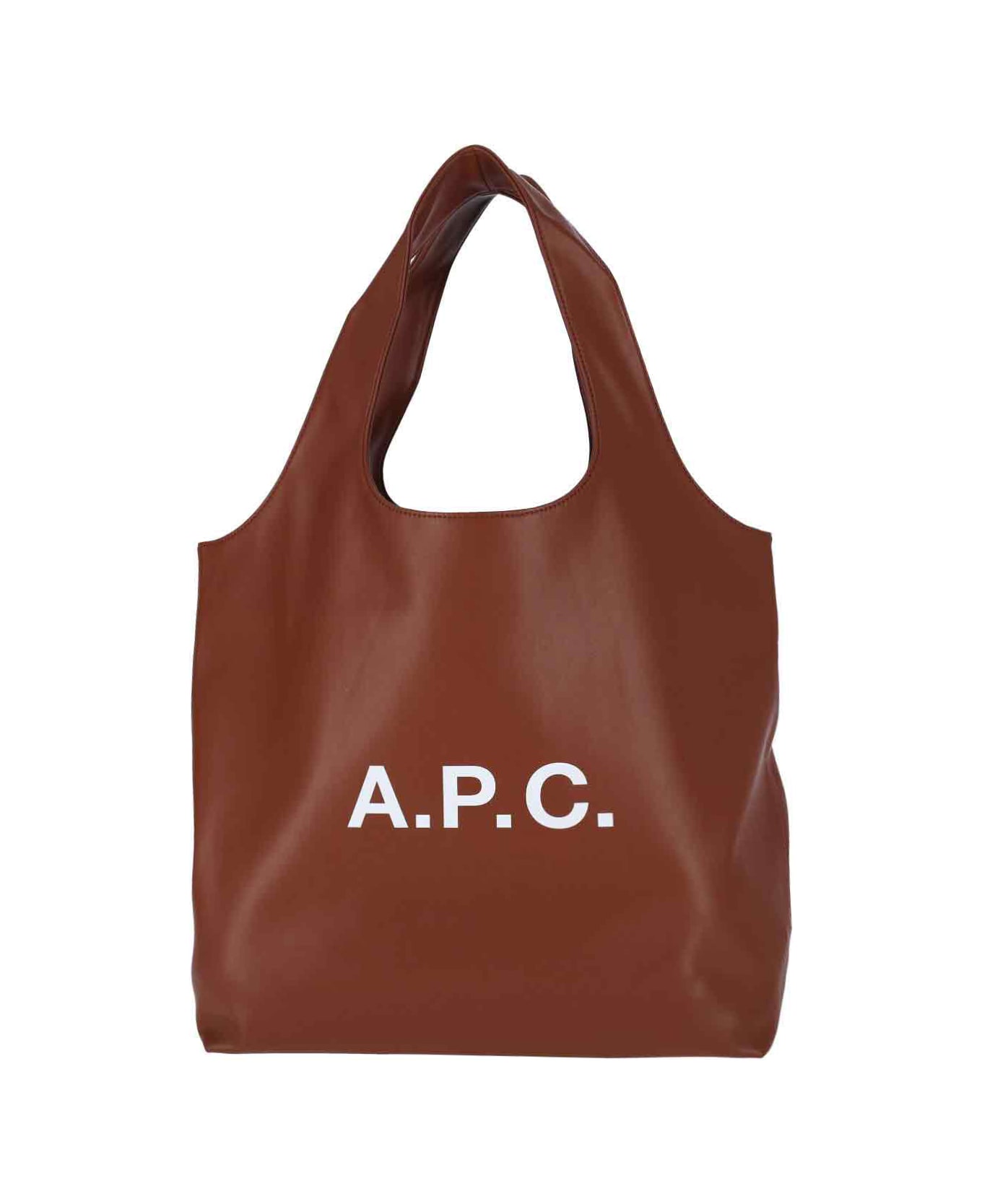 A.P.C. 'ninon' Tote Bag - Brown
