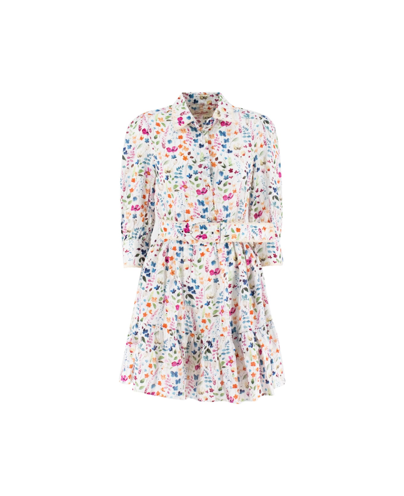 MC2 Saint Barth Dress - LINEN CAMPY FLOWER 01 ワンピース＆ドレス