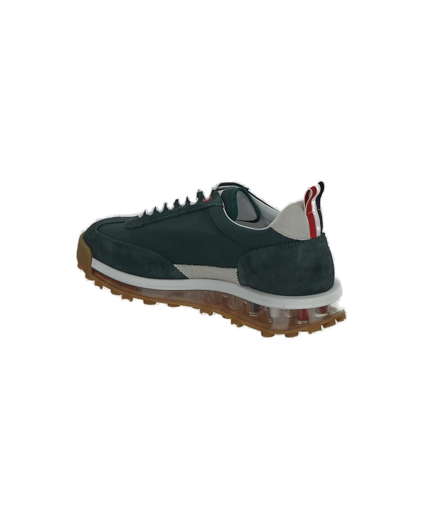 Thom Browne Translucentsole Laceup Sneakers - GREEN