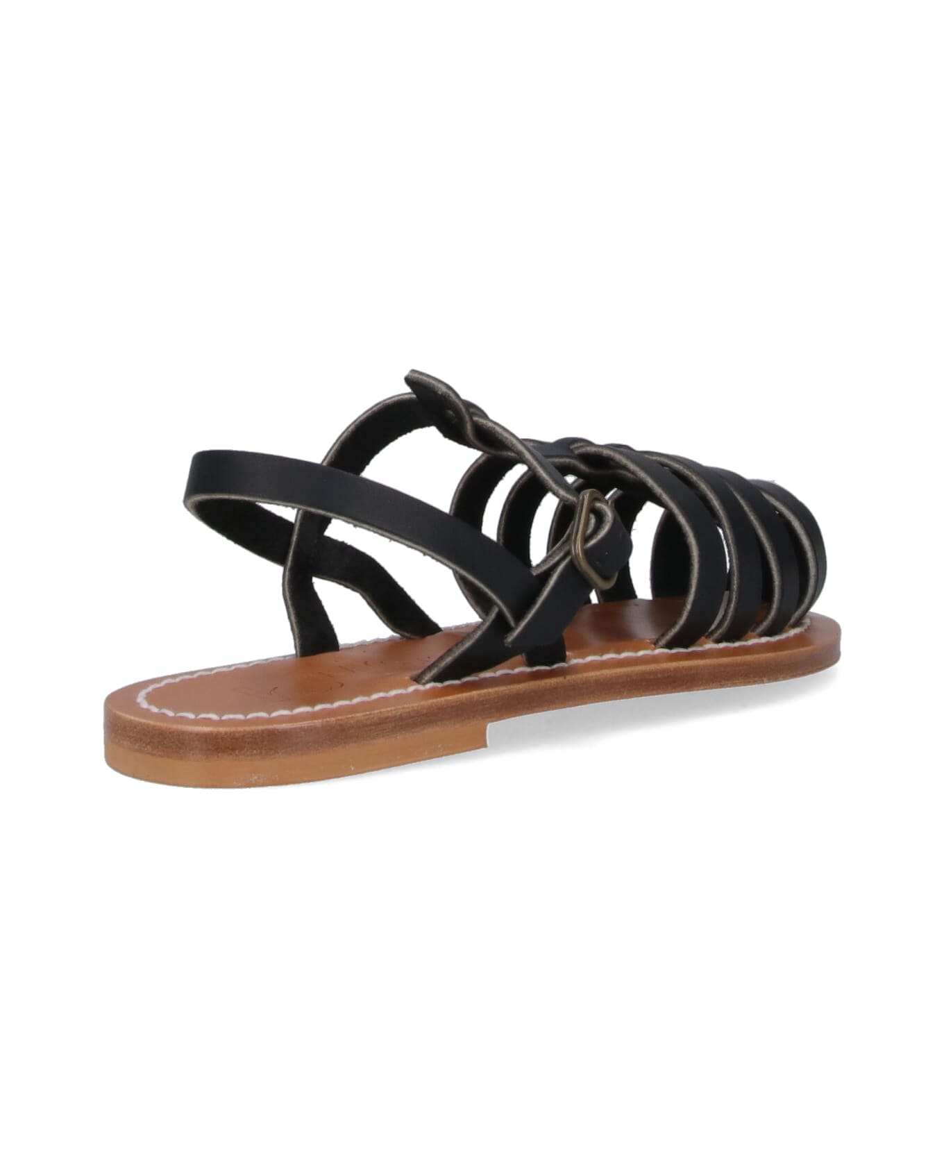 K.Jacques "adrien" Slingback Sandals - Black  