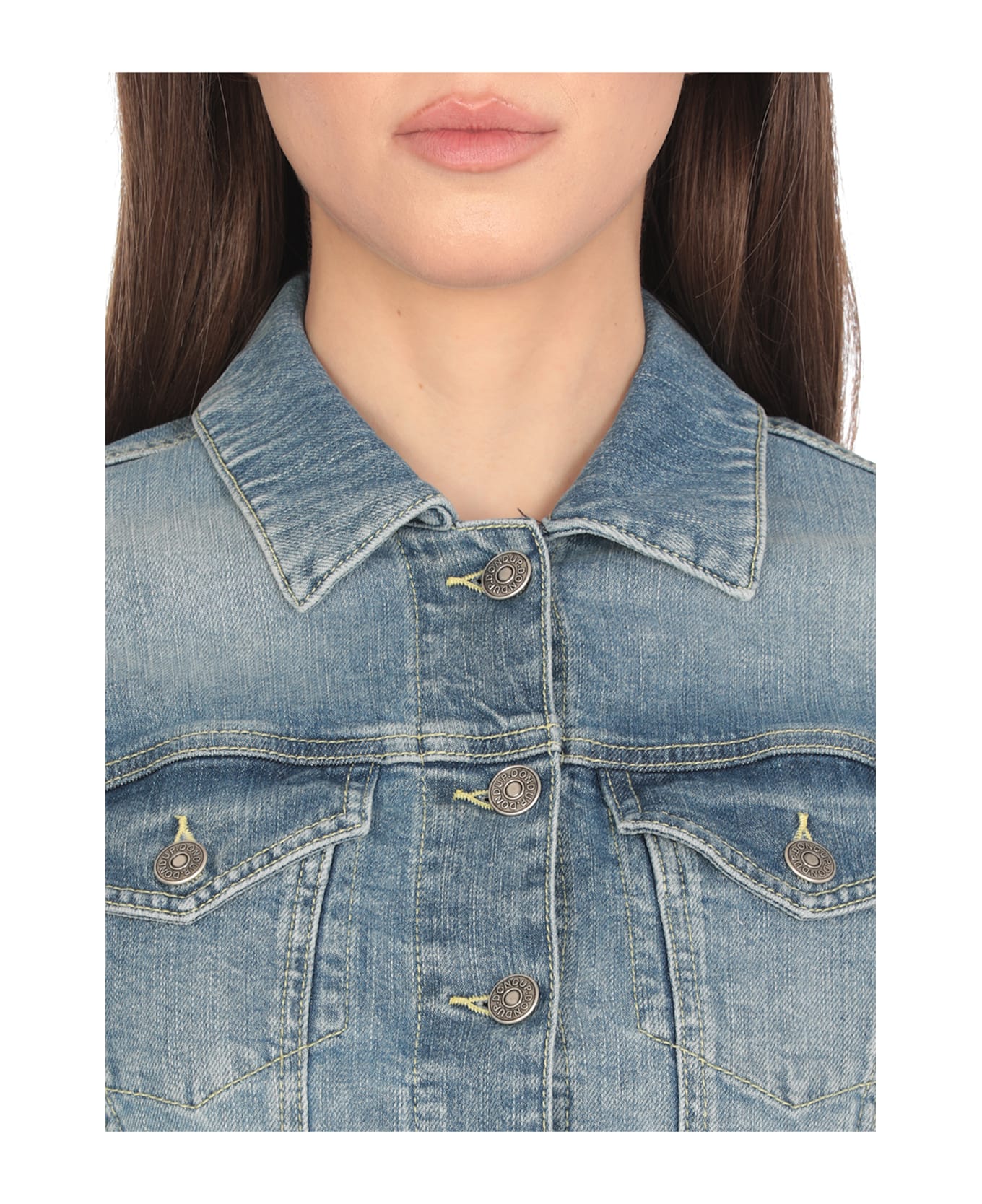 Dondup Cotton Jeans Jacket - Blue