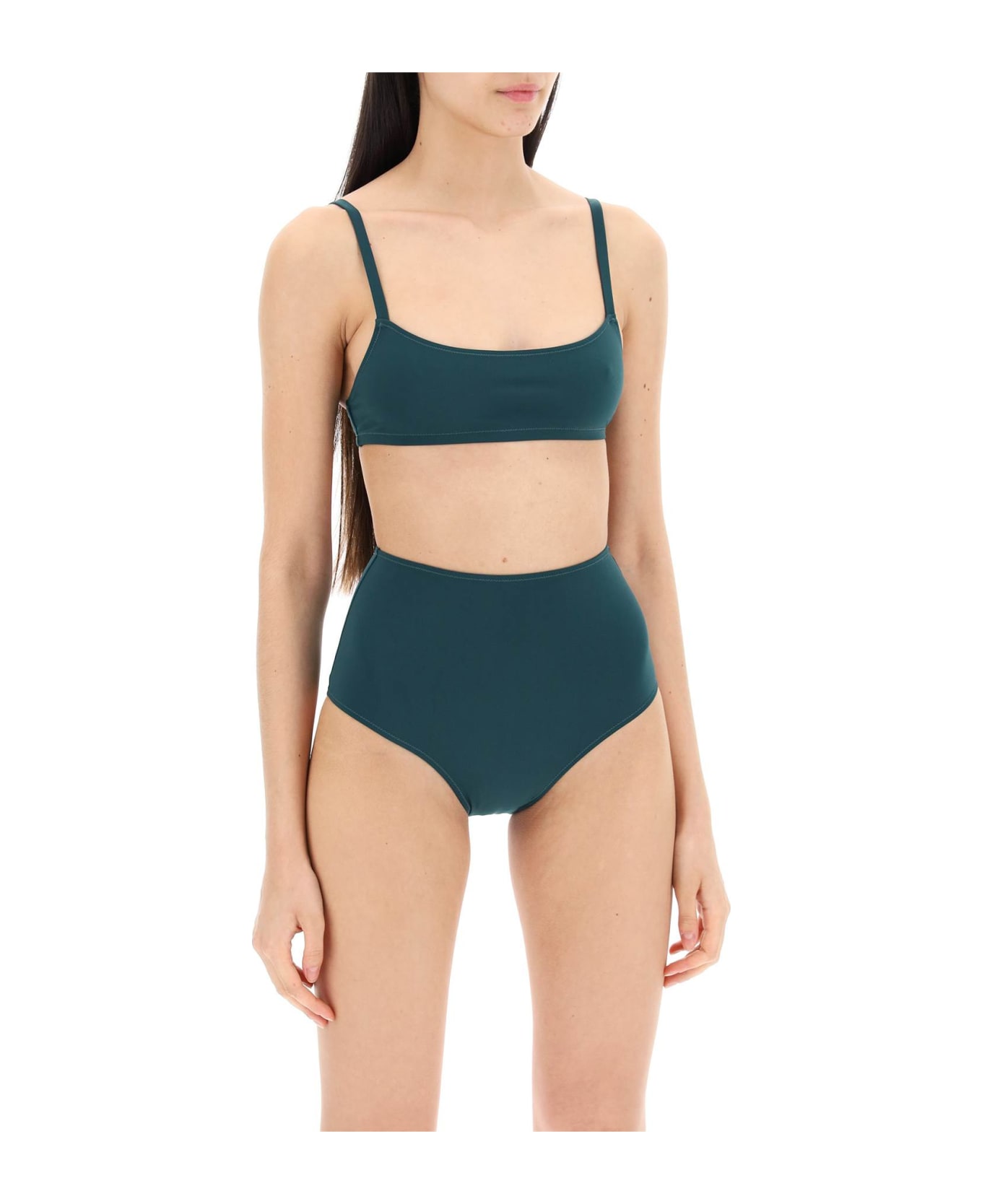 Lido Eleven High Waist Bikini Set - INDIAN JADE (Green)