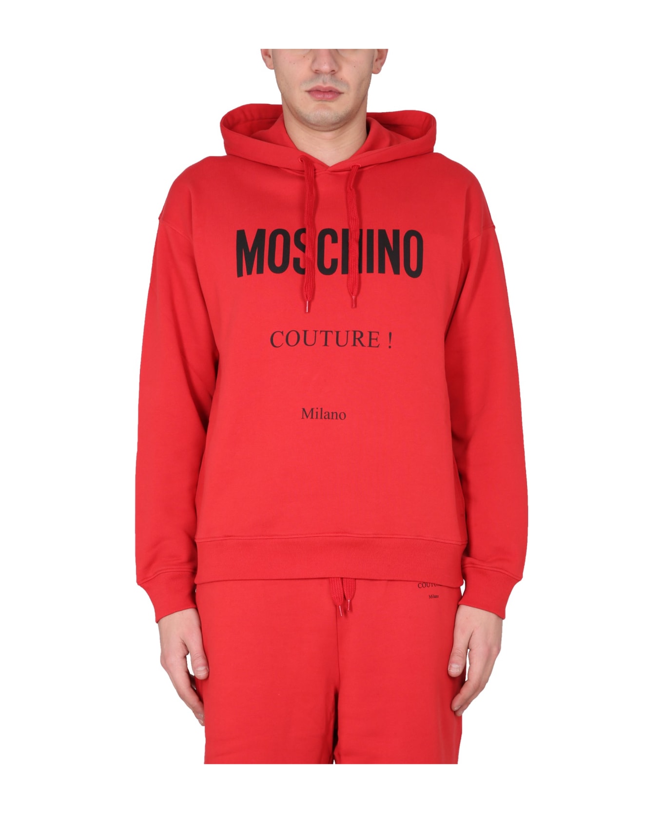 Moschino Sweatshirt With Logo - ROSSO