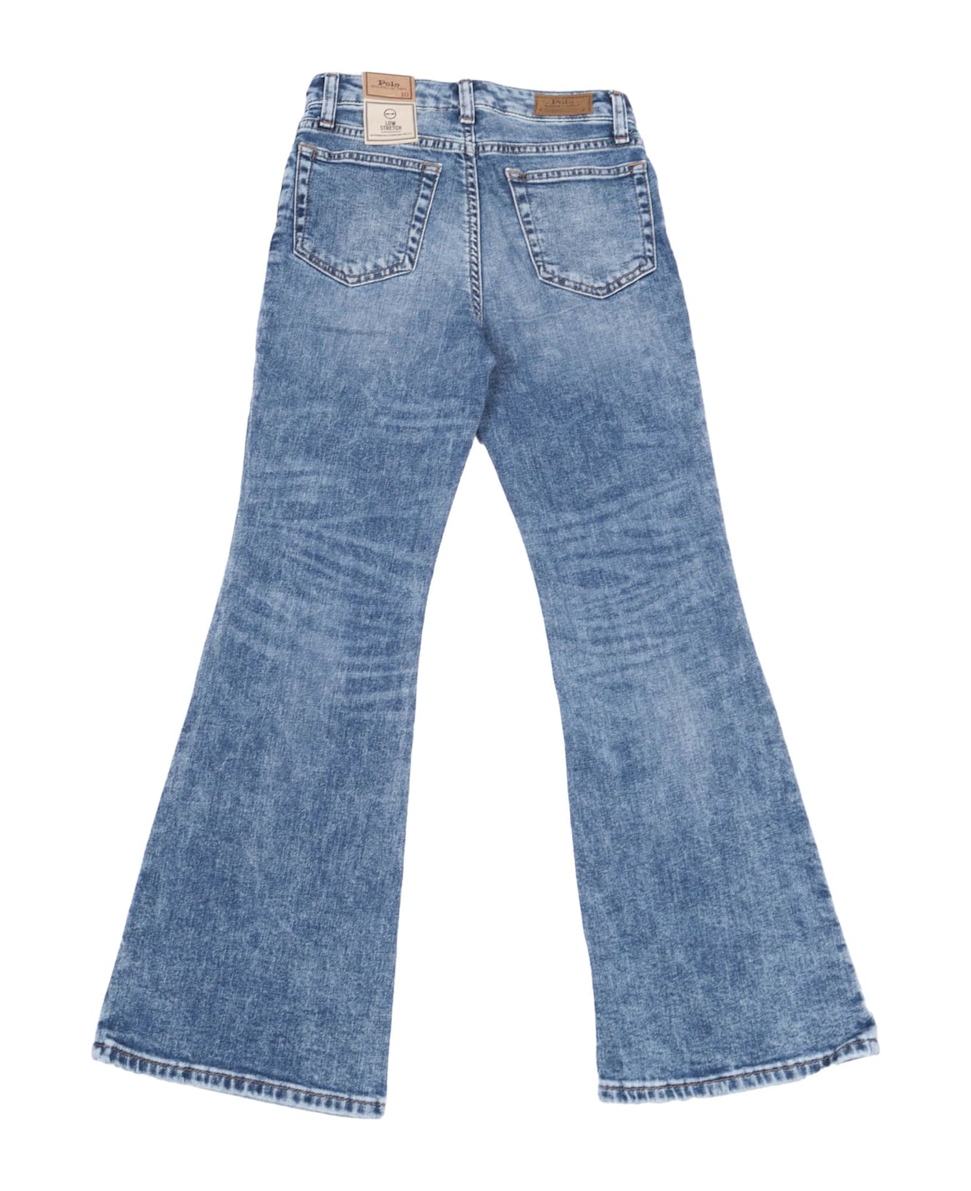 Polo Ralph Lauren Woven-flare-pants - BLUE