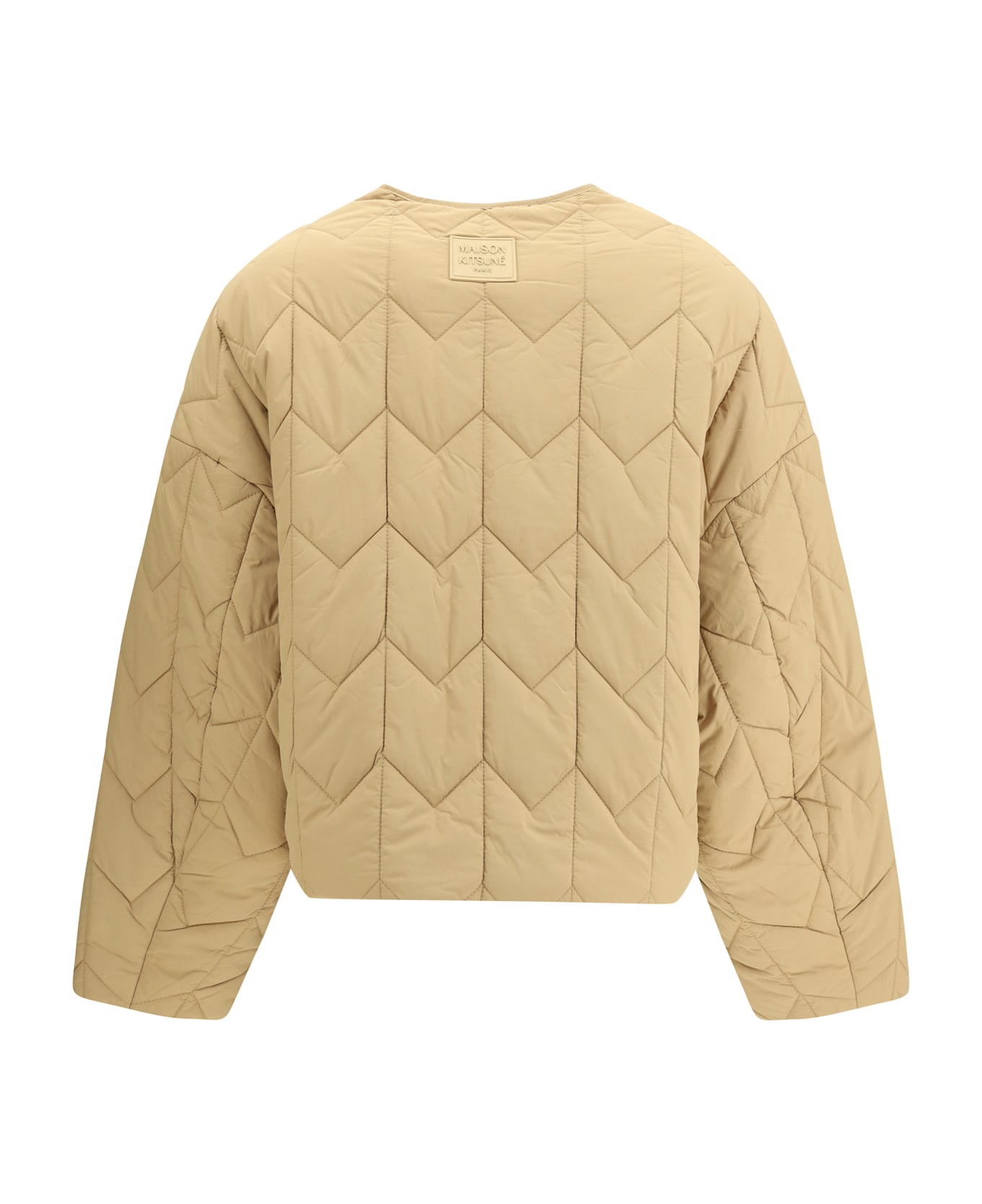 Maison Kitsuné Quilted Jacket In Water-repellent Nylon