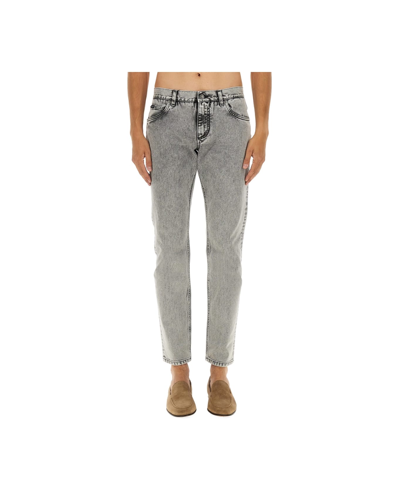 Dolce 
Gabbana Cotton Regular Pants - GREY