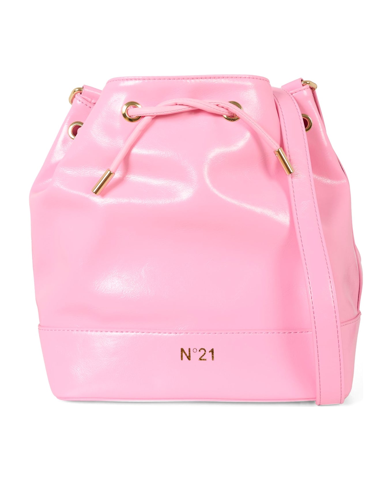 N.21 Pink Bag For Girl With Logo - Pink