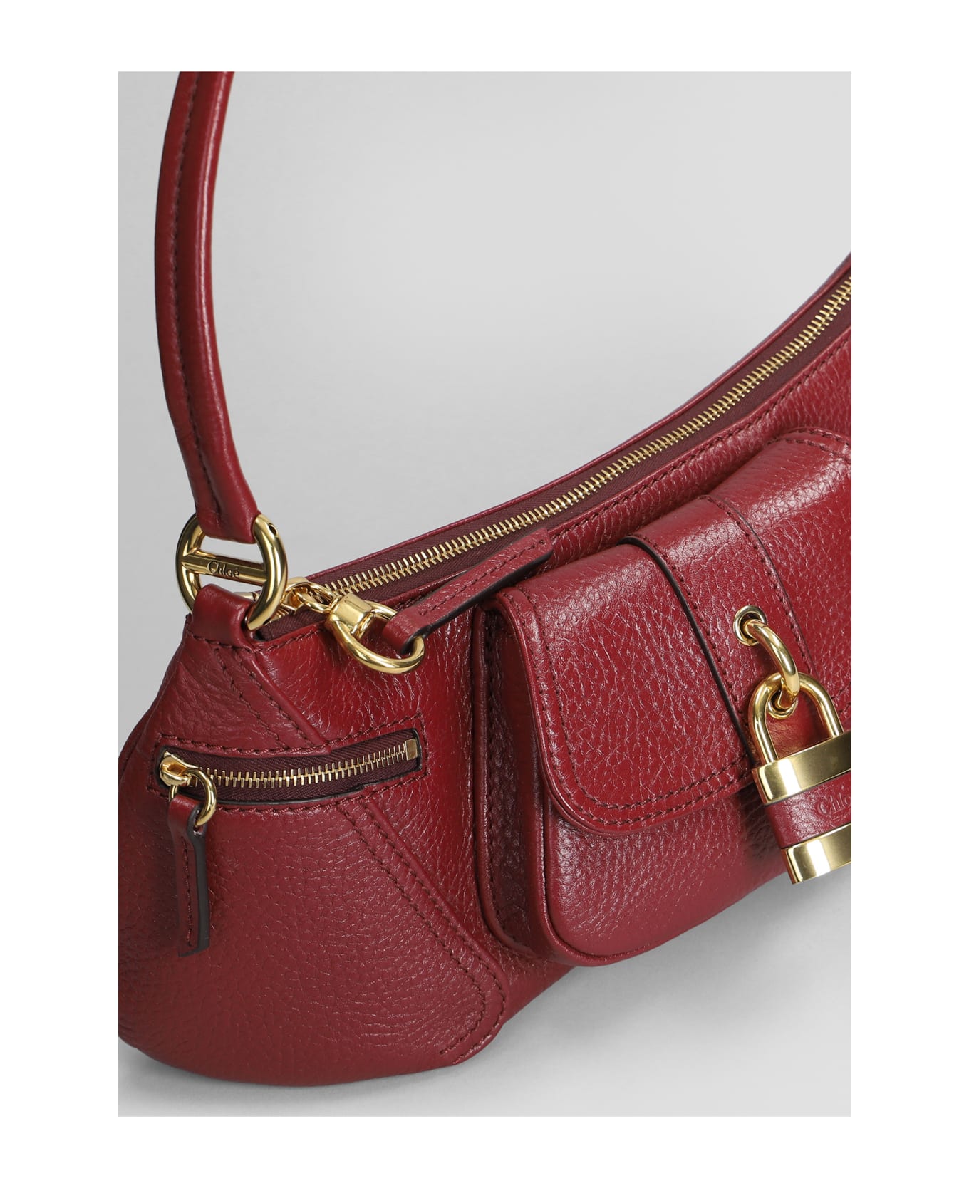 Chloé The 99 Shoulder Bag - BRUNETTE RED